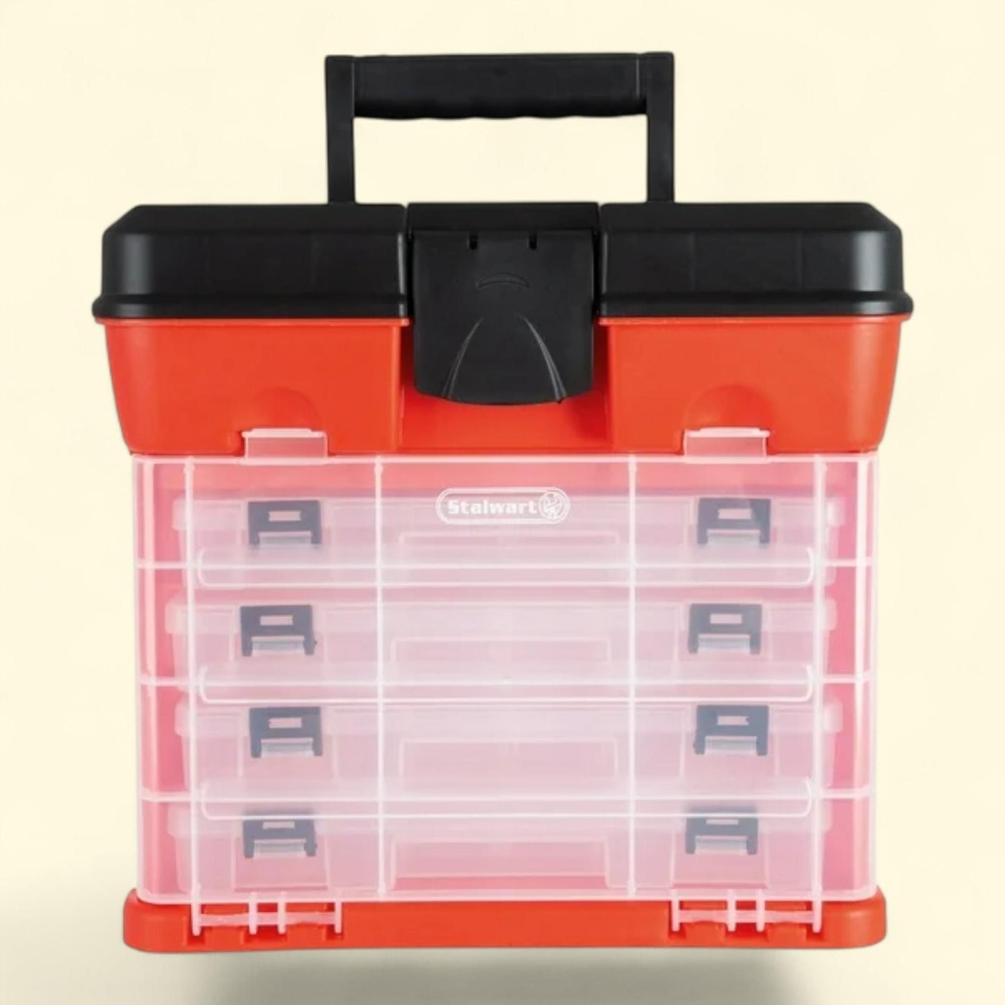 Stalwart Tool Storage Box, Small Parts Organizer with 4 Trays, 1 ct — authentic US product shipped worldwide by Treatspree