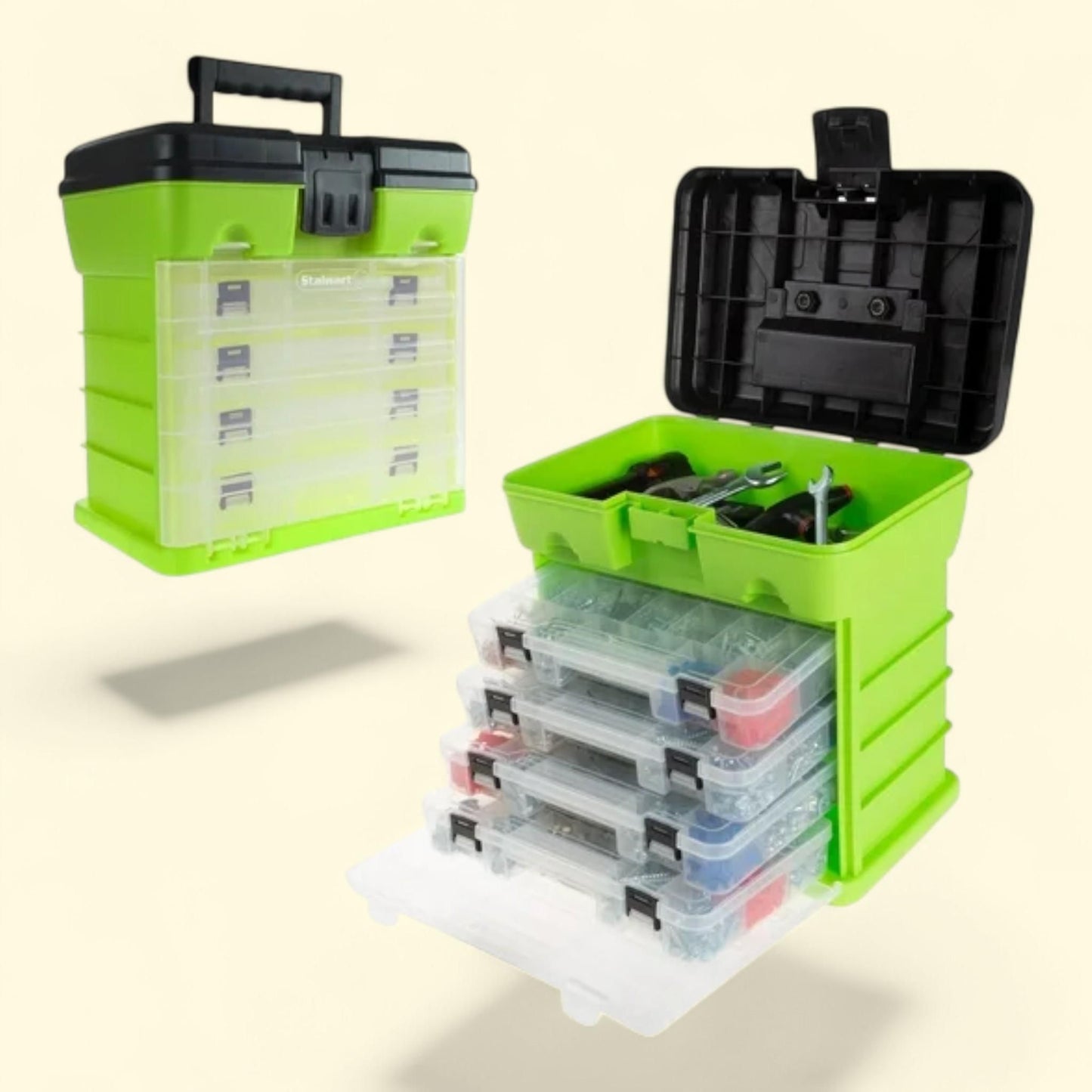 Stalwart Part Organizer Toolbox, Small, 1 ct