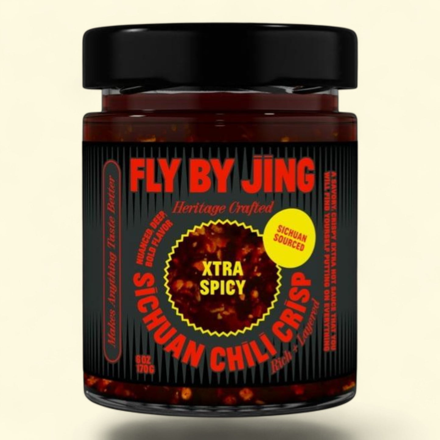 Fly By Jing Xtra Spicy Sichuan Chili Crisp, 6oz