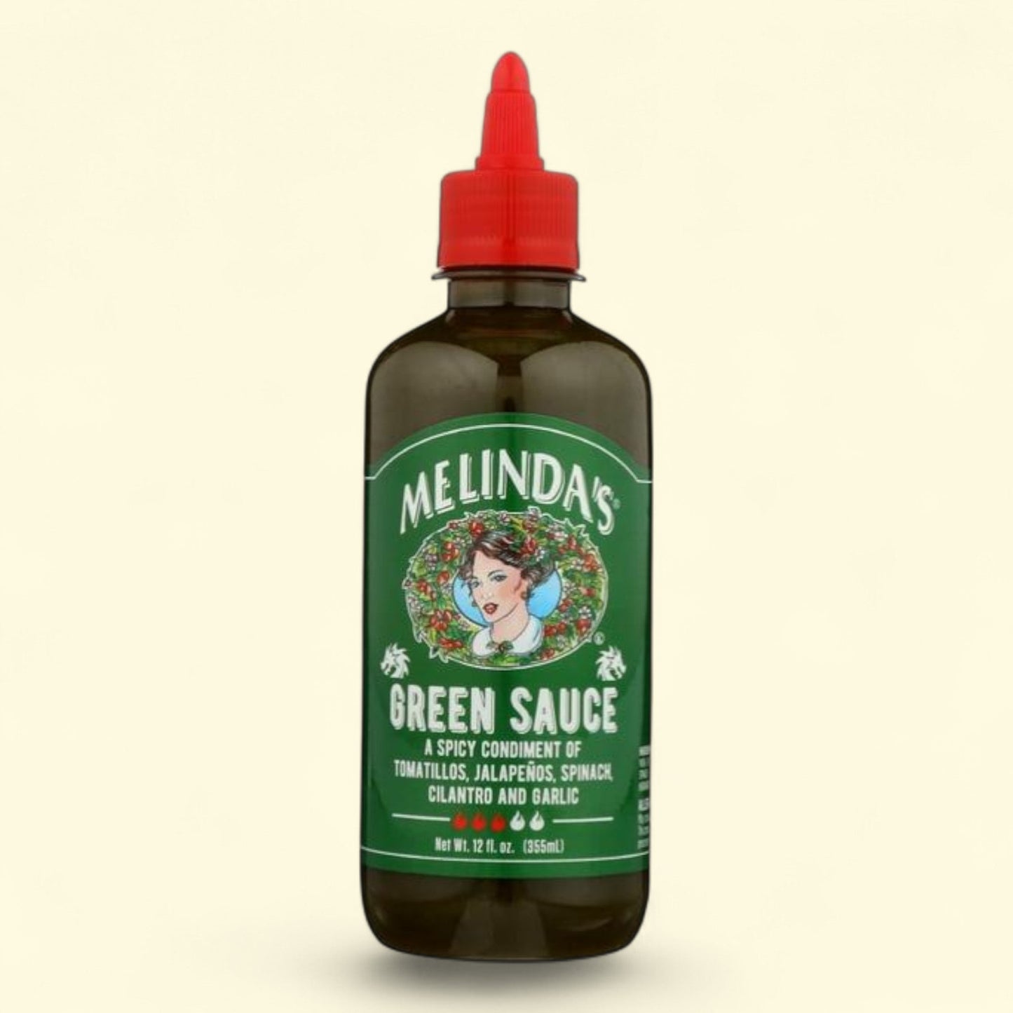Melinda's Green Sauce, Spicy Tomato Jalapeno, 12 oz