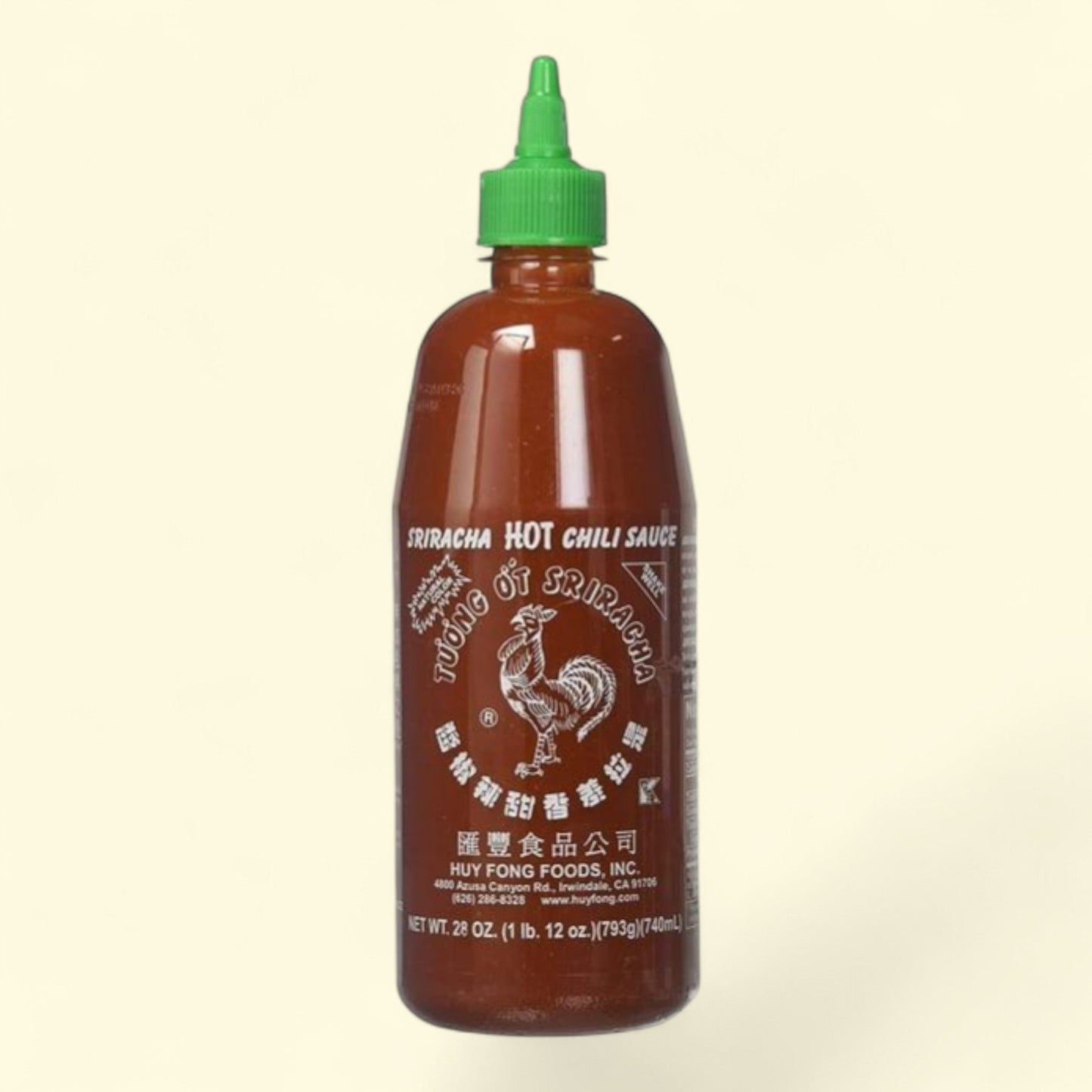 Huy Fong Foods Sriracha Hot Chili Sauce, 28oz