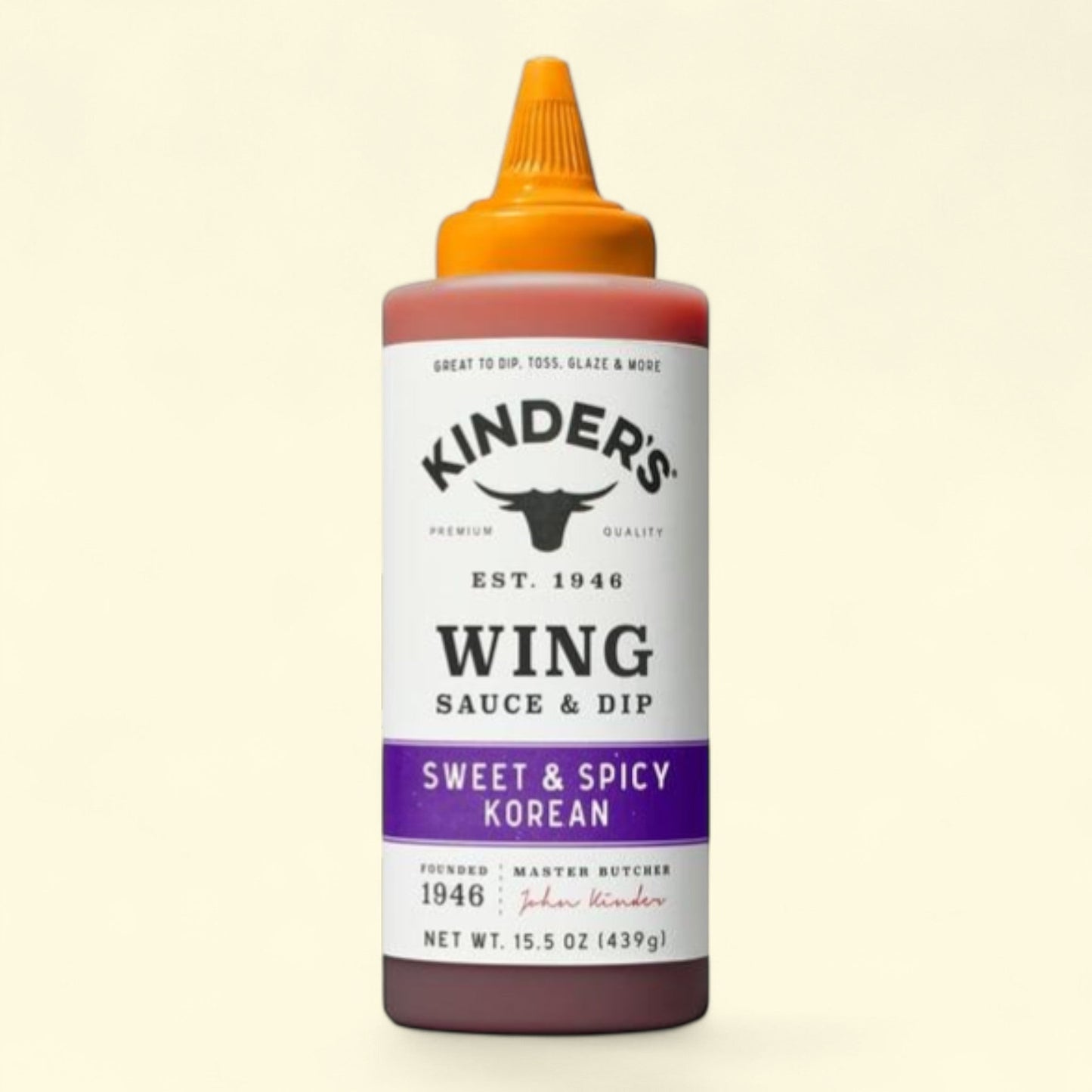 Kinder's Korean Wing Sauce and Dip, 15.5 oz