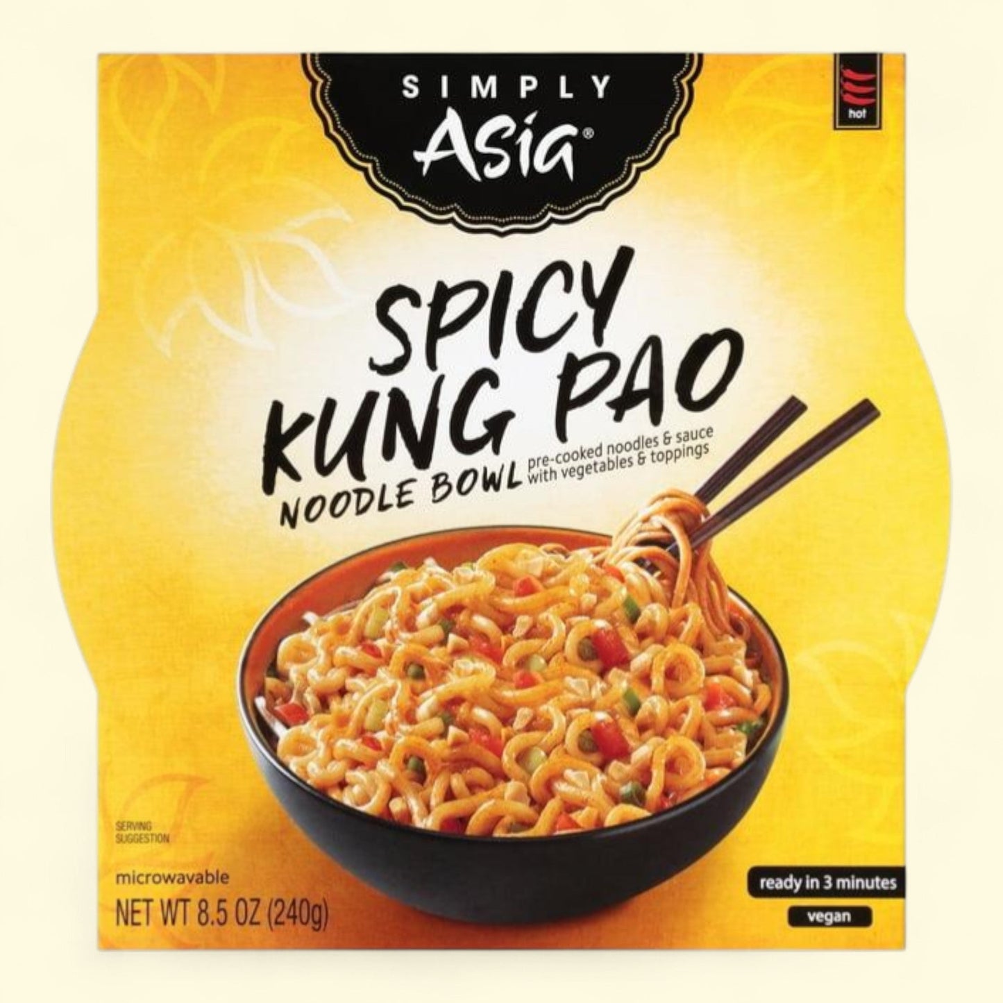 Simply Asia Spicy Kung Pao Noodle Bowl, 8.5 oz.