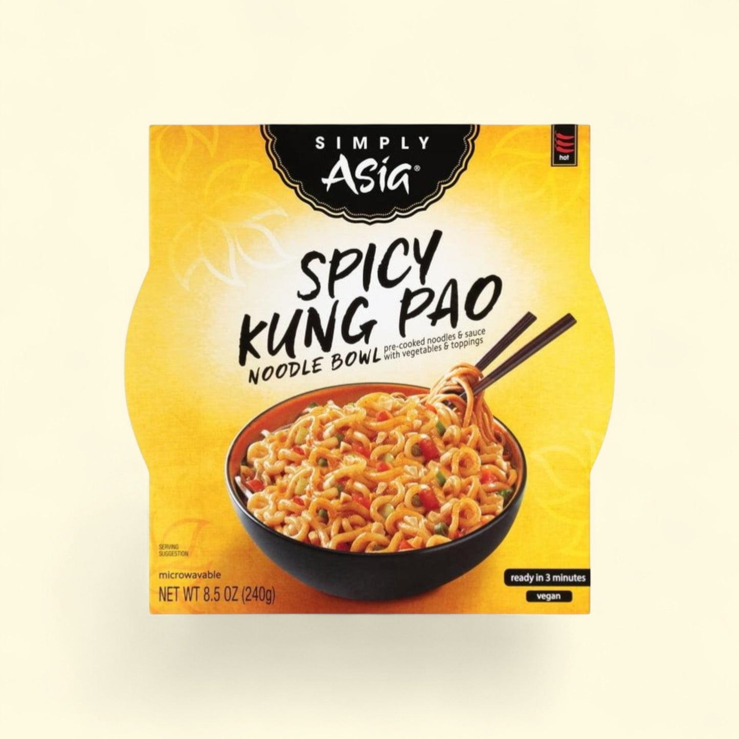 Simply Asia Spicy Kung Pao Noodle Bowl, 8.5 oz. — authentic US product shipped worldwide by Treatspree