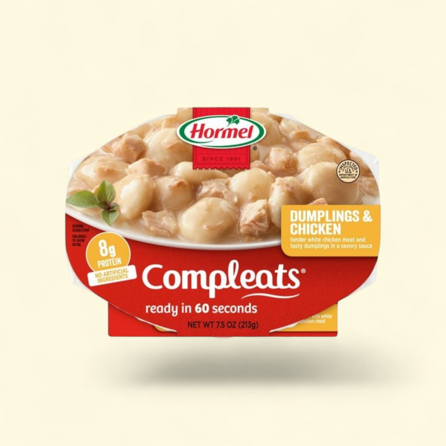 HORMEL COMPLEATS Dumplings & Chicken, 7.5 oz — authentic US product shipped worldwide by Treatspree