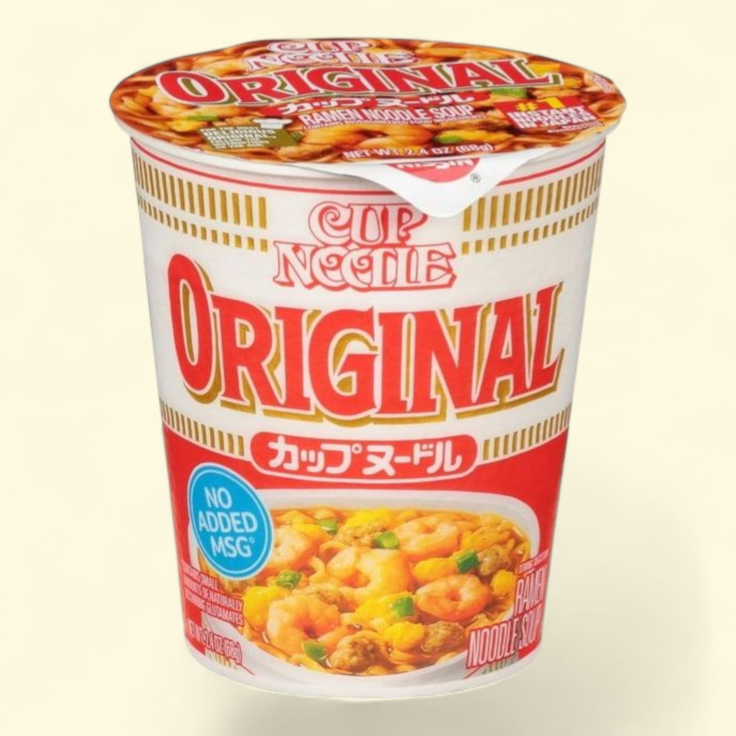 Nissin Foods Cup Noodle Original, 2.4 oz Cup