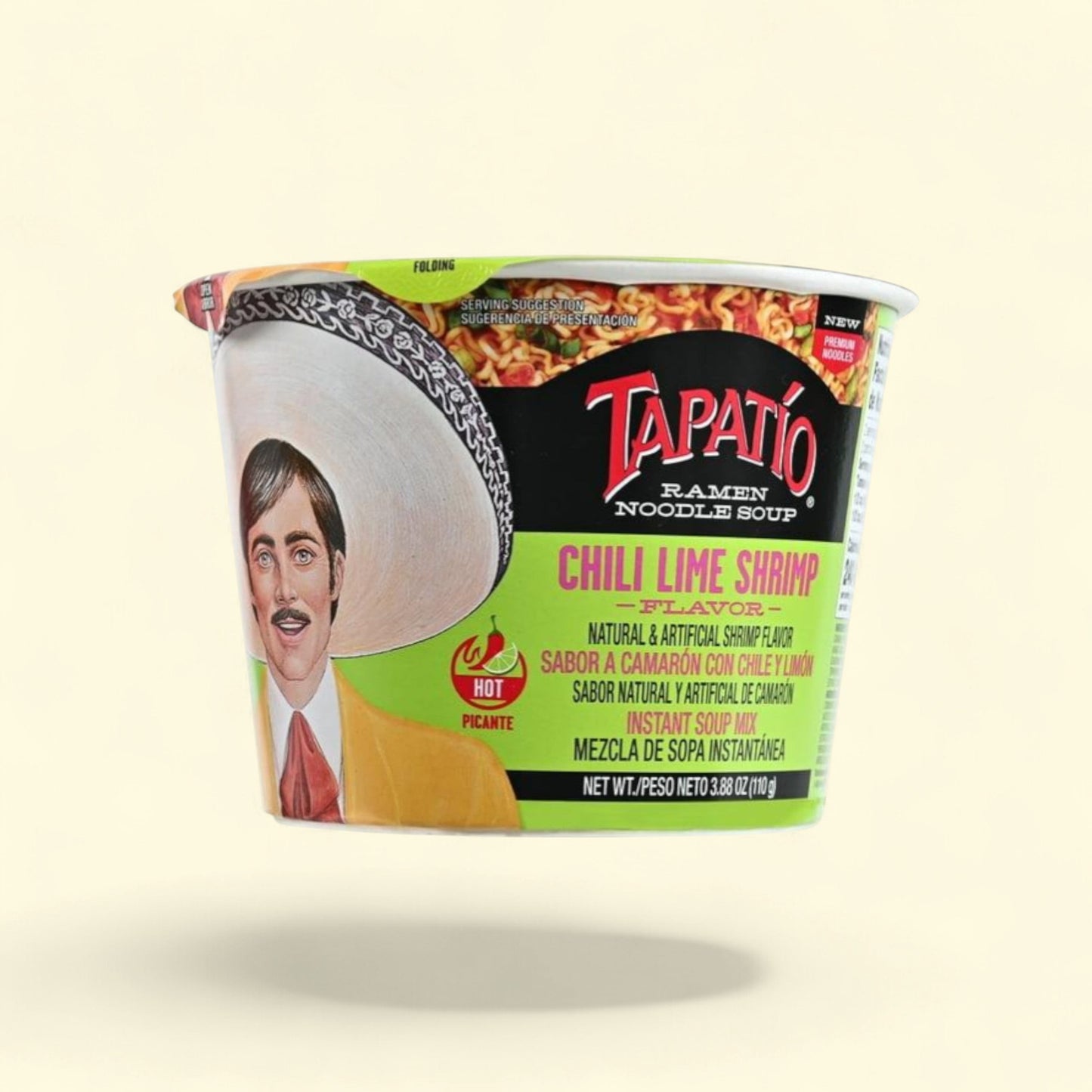 Tapatio Ramen Bowl, 3.8 oz — authentic US product shipped worldwide by Treatspree