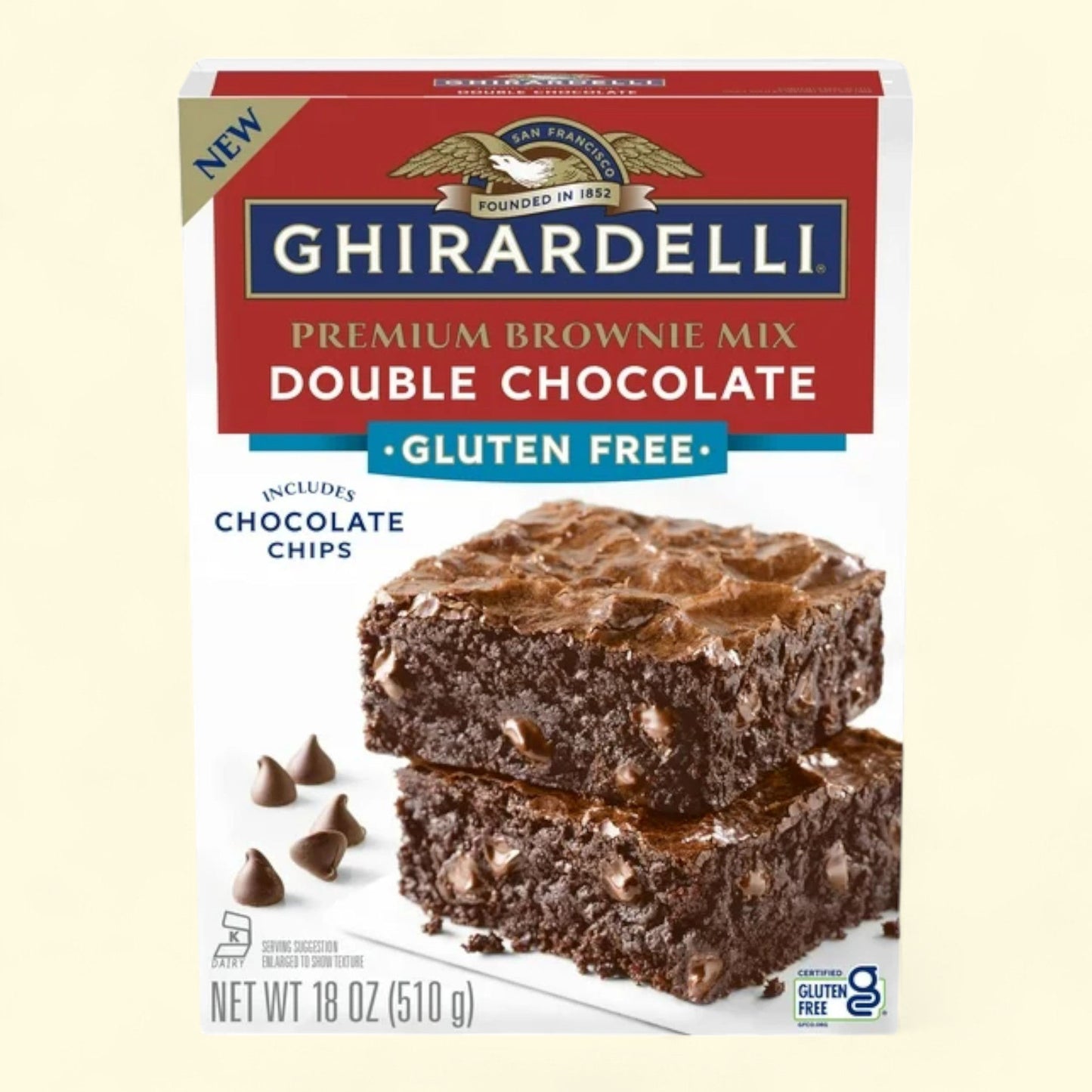 GHIRARDELLI Double Chocolate Brownie Mix, 18 oz