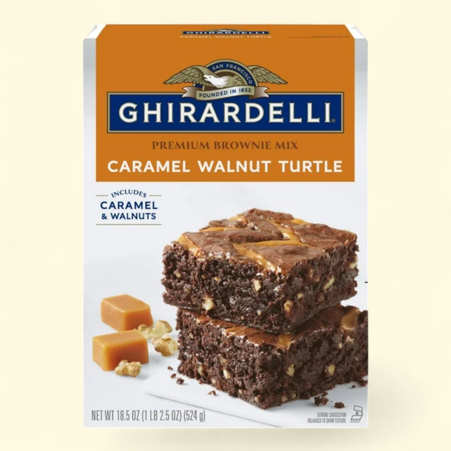 Ghirardelli Caramel Walnut Turtle Brownie Mix, 18.5 oz.