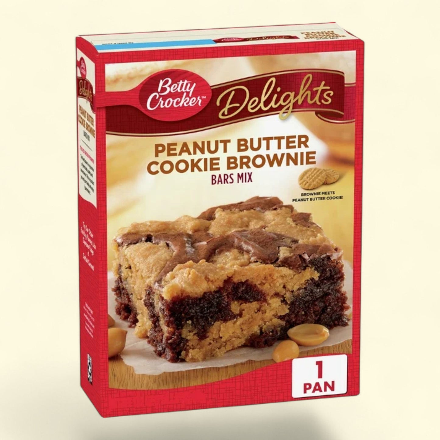 Betty Crocker Premium Brownie Mix, Peanut Butter, 17.2 oz