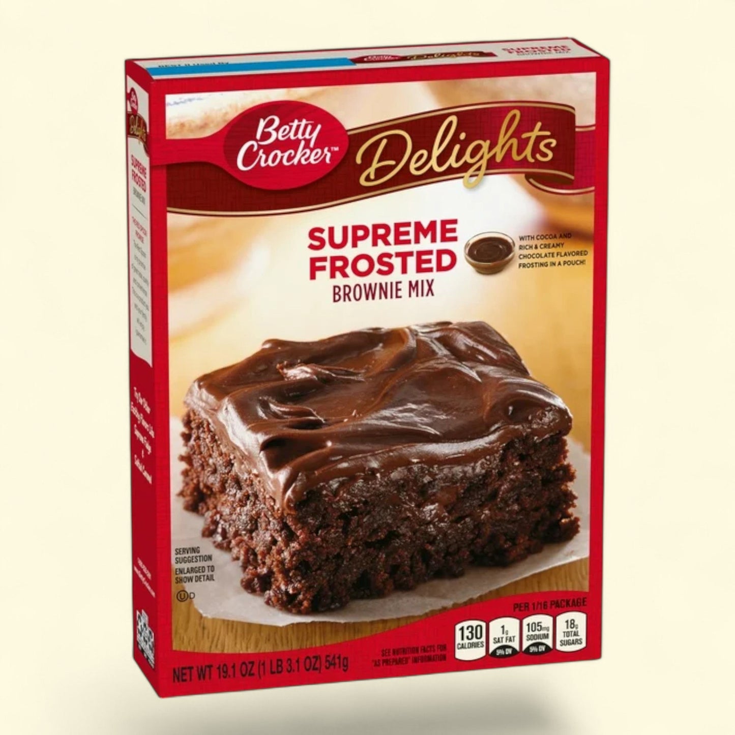 Betty Crocker Delights Supreme Frosted Brownie Baking Mix, 19.1oz