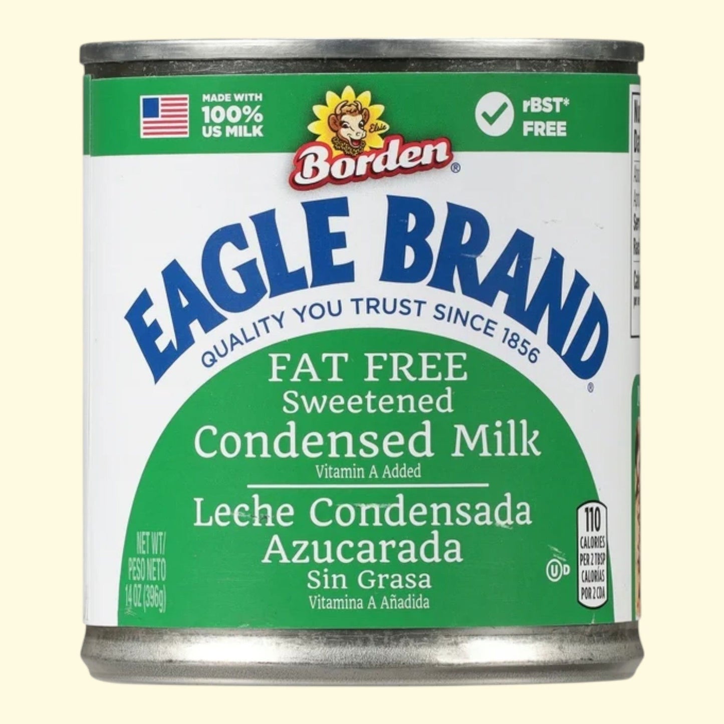 Eagle Brand Sweetened Condensed Milk, Fat Free, 14 fl oz Can
