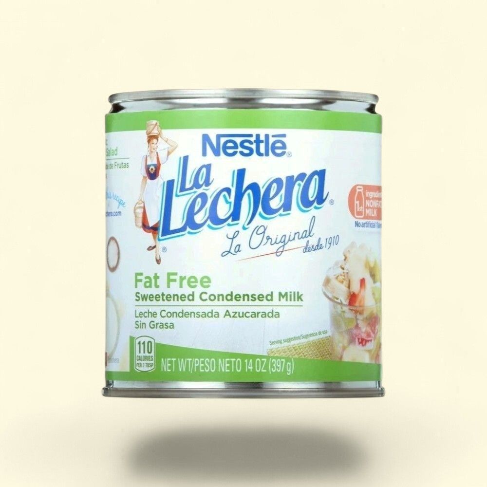 Nestle La Lechera Non-Fat Sweetened Condensed Milk 14 oz can - authentic product shipped worldwide