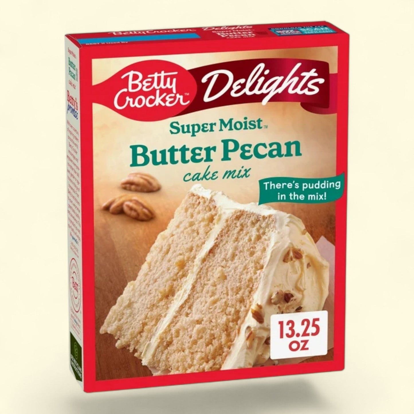 Betty Crocker Delights Butter Pecan Cake Mix, 13.25 oz.