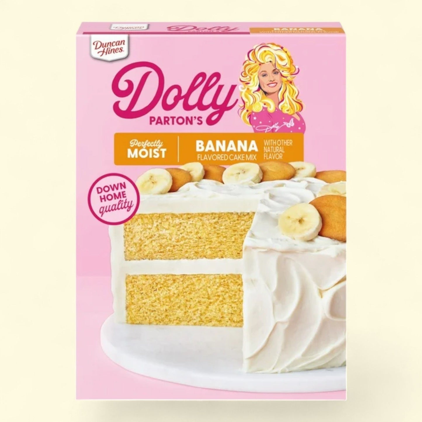 Duncan Hines Banana Flavored Cake Mix, 15.25 oz.
