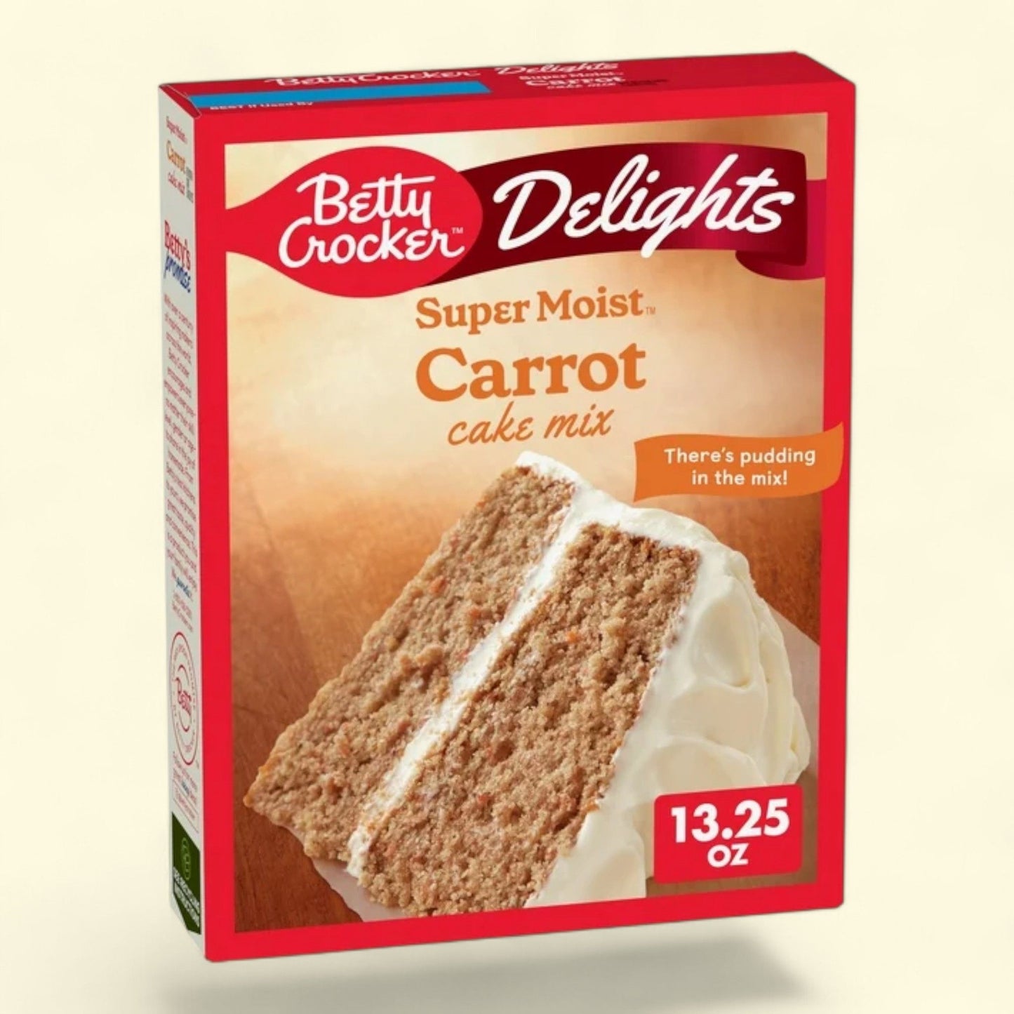 Betty Crocker Delights Super Moist Carrot Cake Baking Mix, 13.25oz