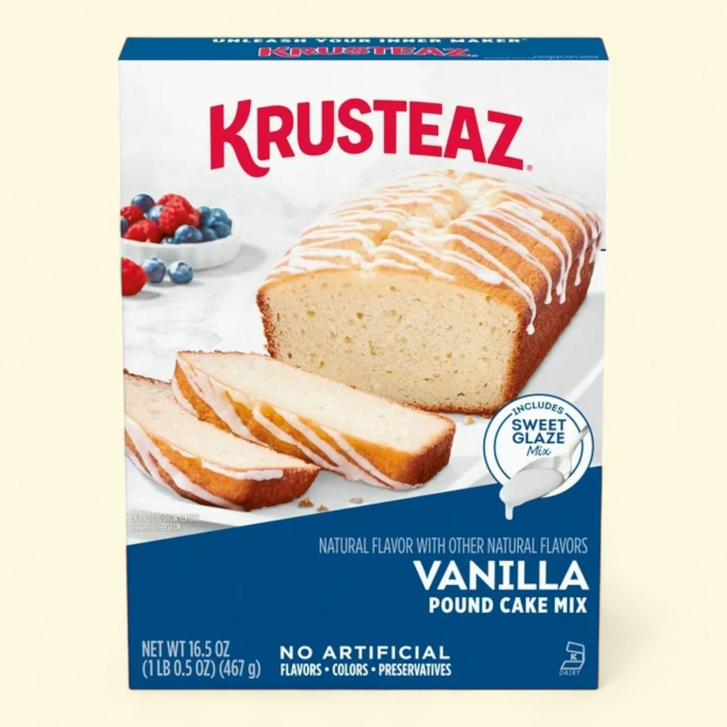 Krusteaz Vanilla Pound Cake Mix, 16.5 oz