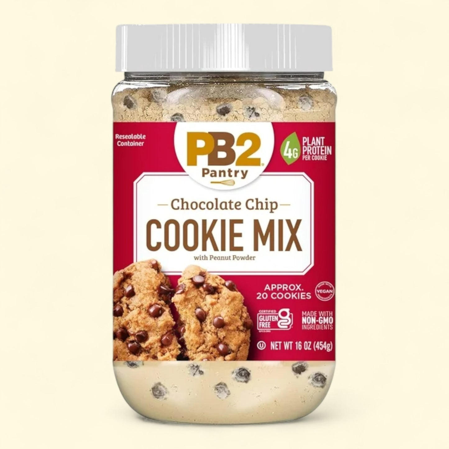 PB2 Foods Chocolate Chip Cookie Mix, 16 oz (454 g)
