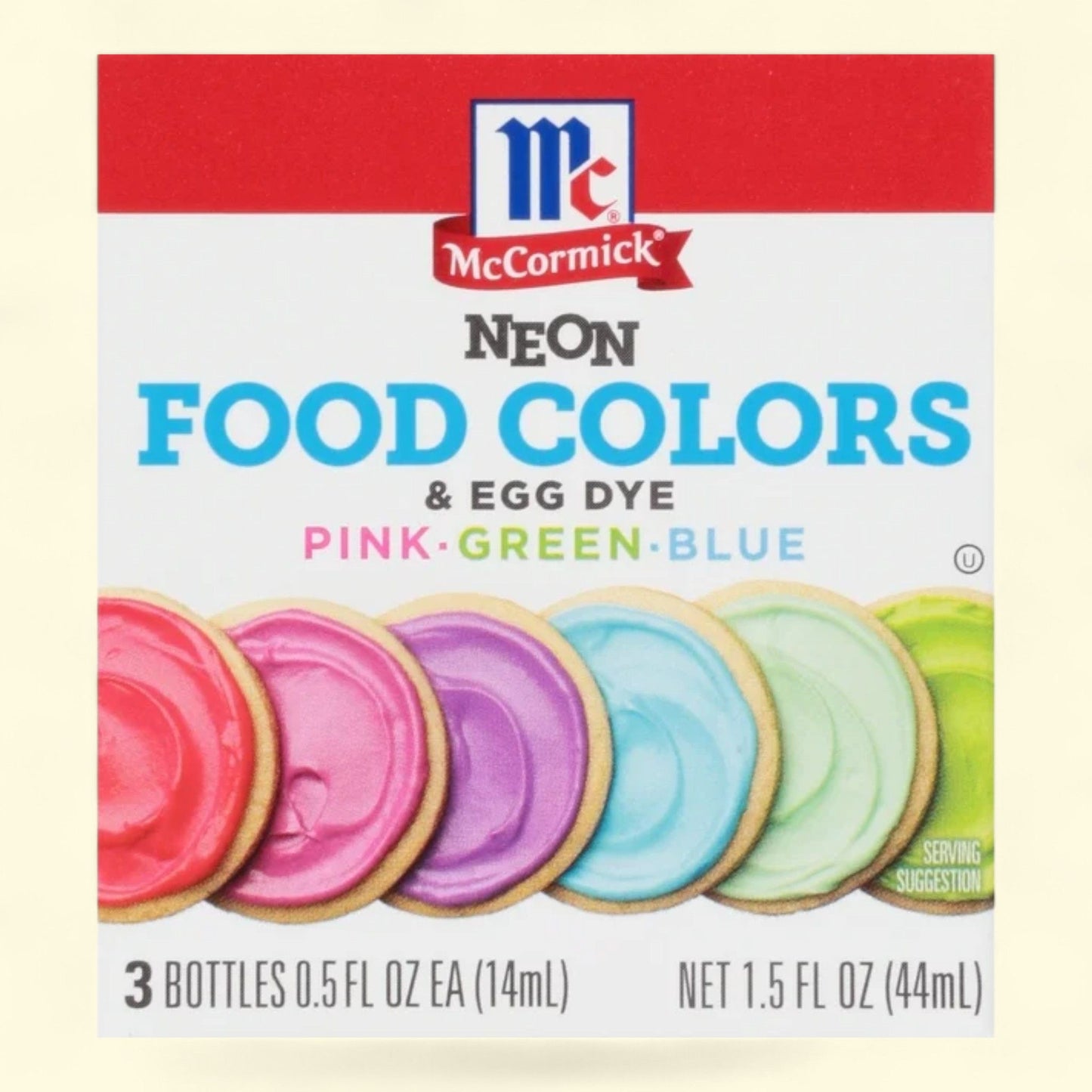 McCormick Neon Food Colors & Egg Dye, 1.5 fl oz