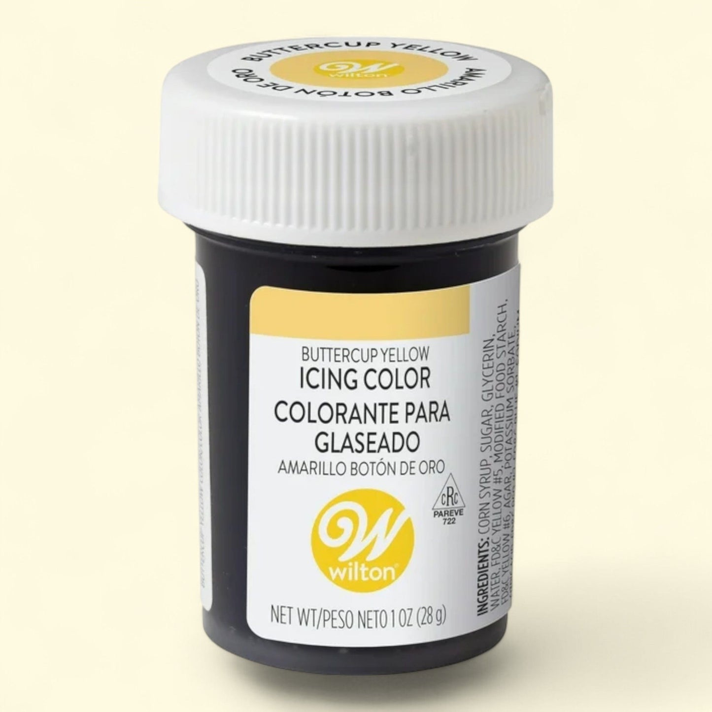 Wilton Gel Food Coloring, Buttercup Yellow, 1 oz.