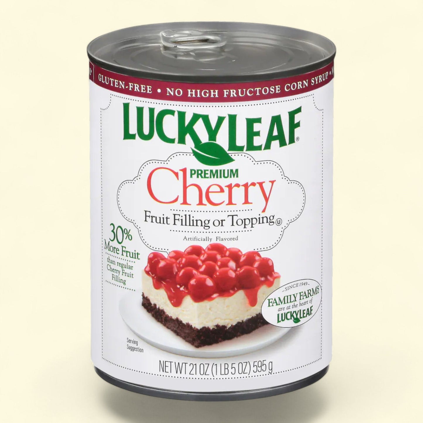 Lucky Leaf Premium Cherry Fruit Filling and Topping, 21 oz.