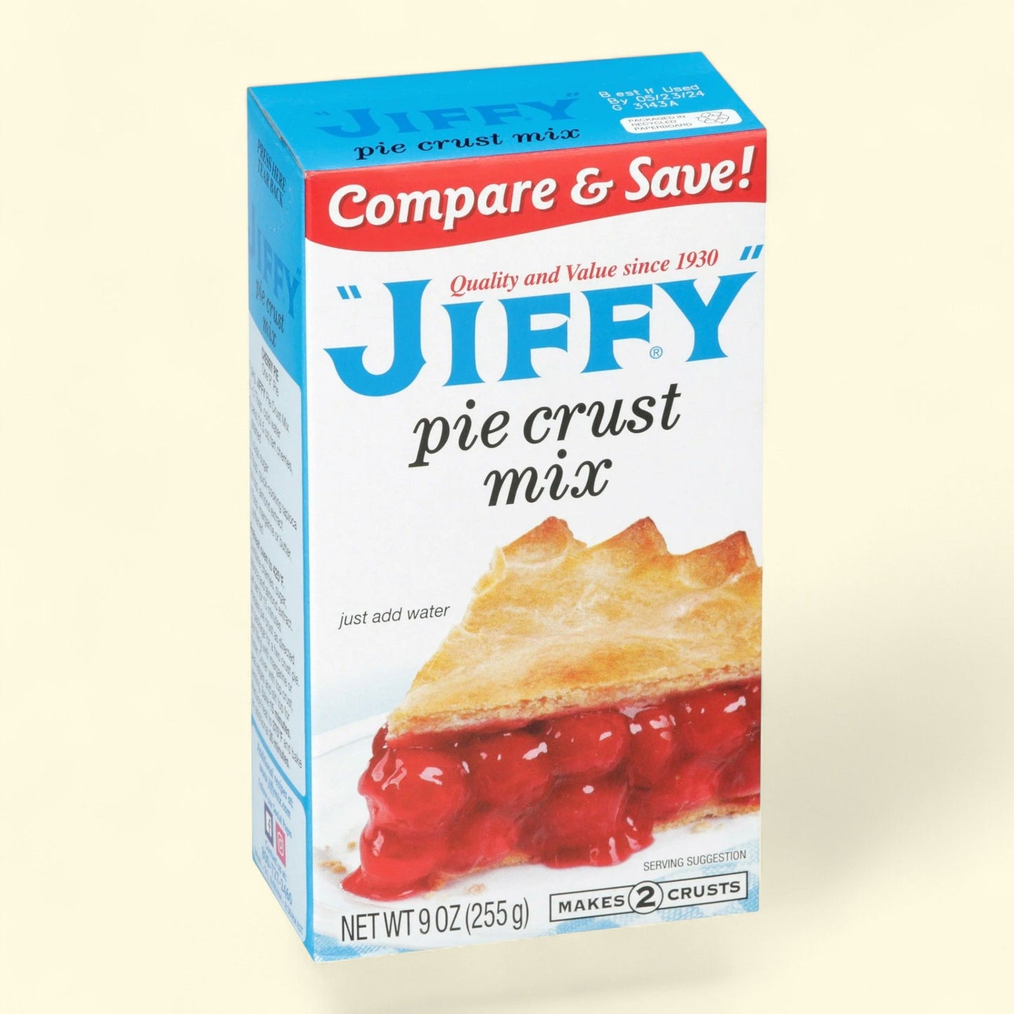 Jiffy Pie Crust Mix, 9.0 OZ