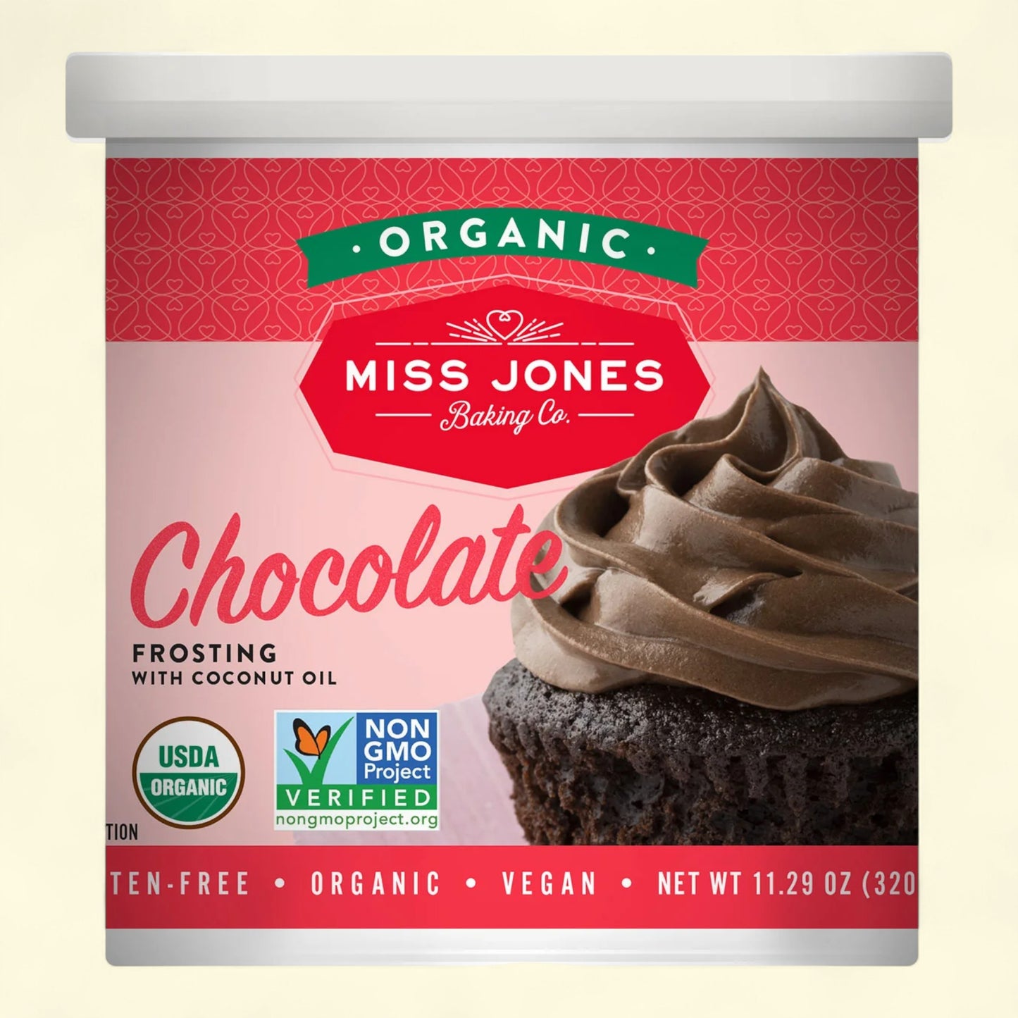 Miss Jones Baking Co. Chocolate Frosting, 11.29oz