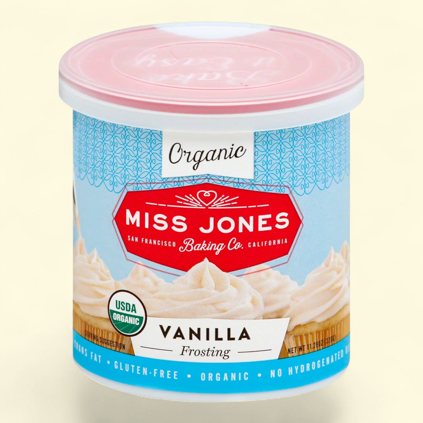 Miss Jones Baking Co. White Vanilla Frosting, 11.29oz