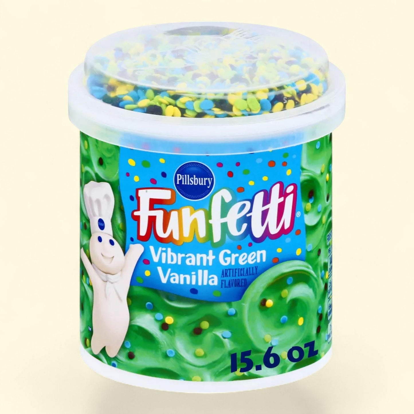 Pillsbury Funfetti Vanilla Frosting, 15.6oz