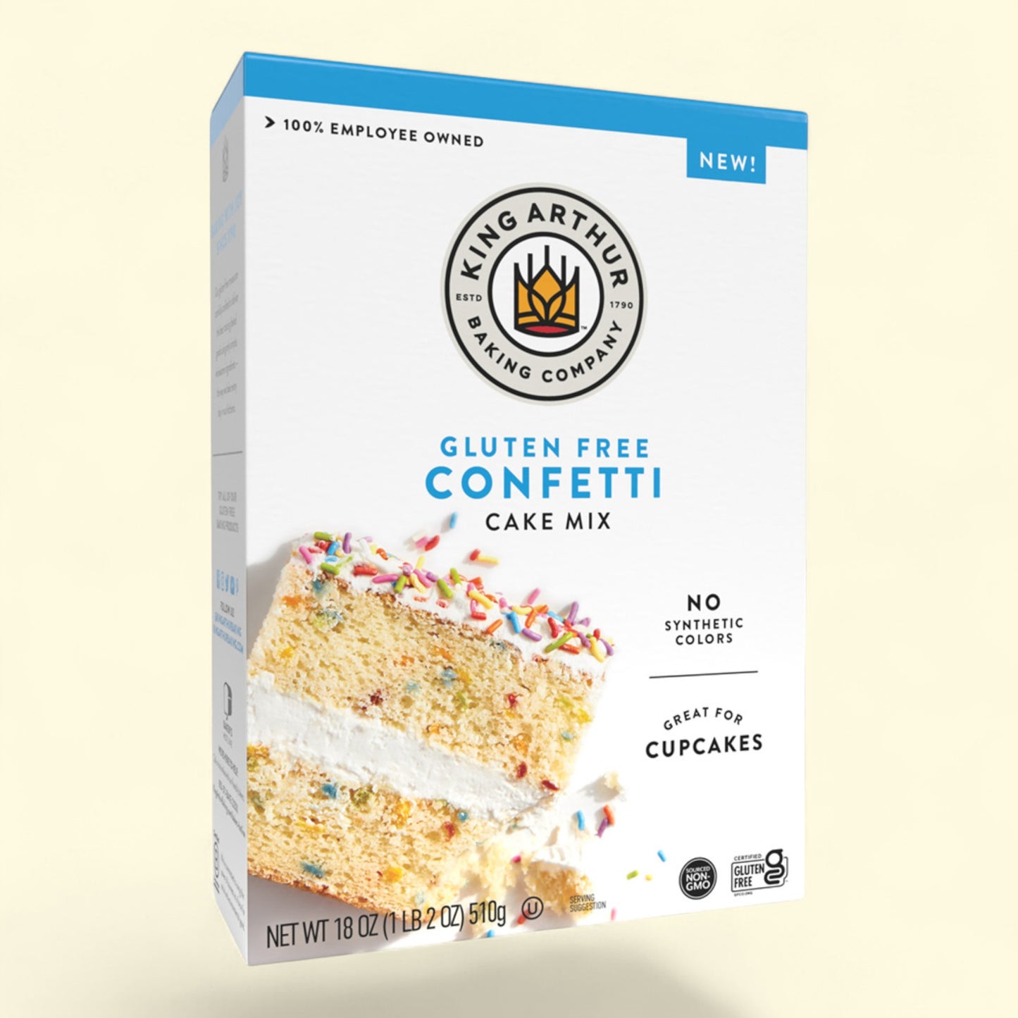 King Arthur Confetti Cake Mix, 18 Oz, Gluten Free