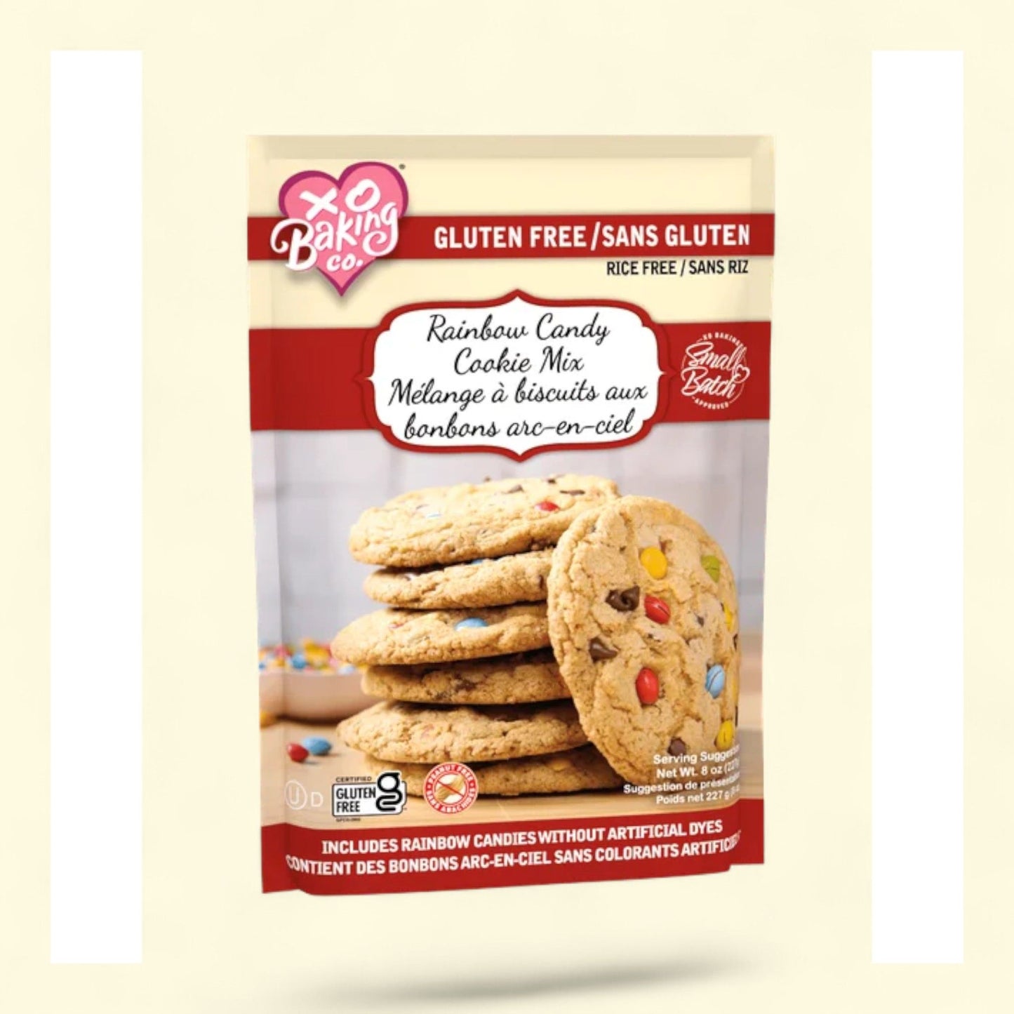 XO Baking Co. Rainbow Candy Cookie Mix, 8oz, Gluten Free