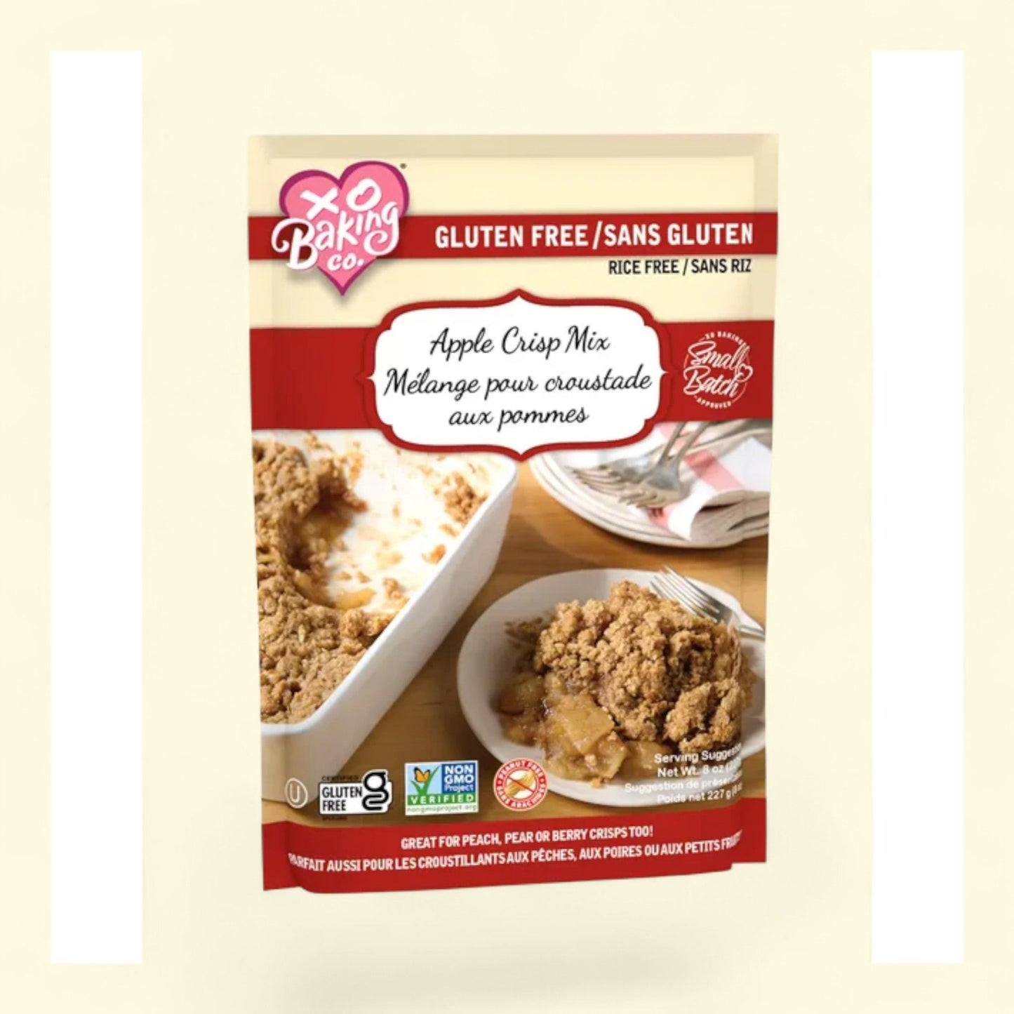 XO Baking Co. Apple Crisp Mix, 8oz, Gluten Free
