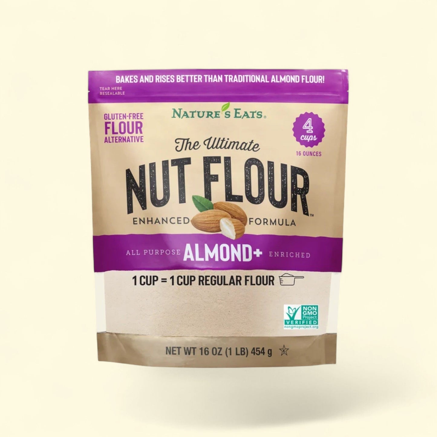 Nature's Eats Almond Flour Plus, 16oz, Gluten Free — authentic US product shipped worldwide by Treatspree