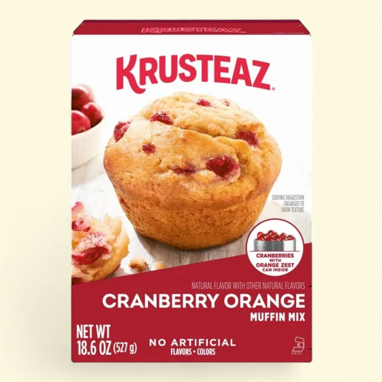 Krusteaz Cranberry Orange Muffin Mix, 18.6 oz.