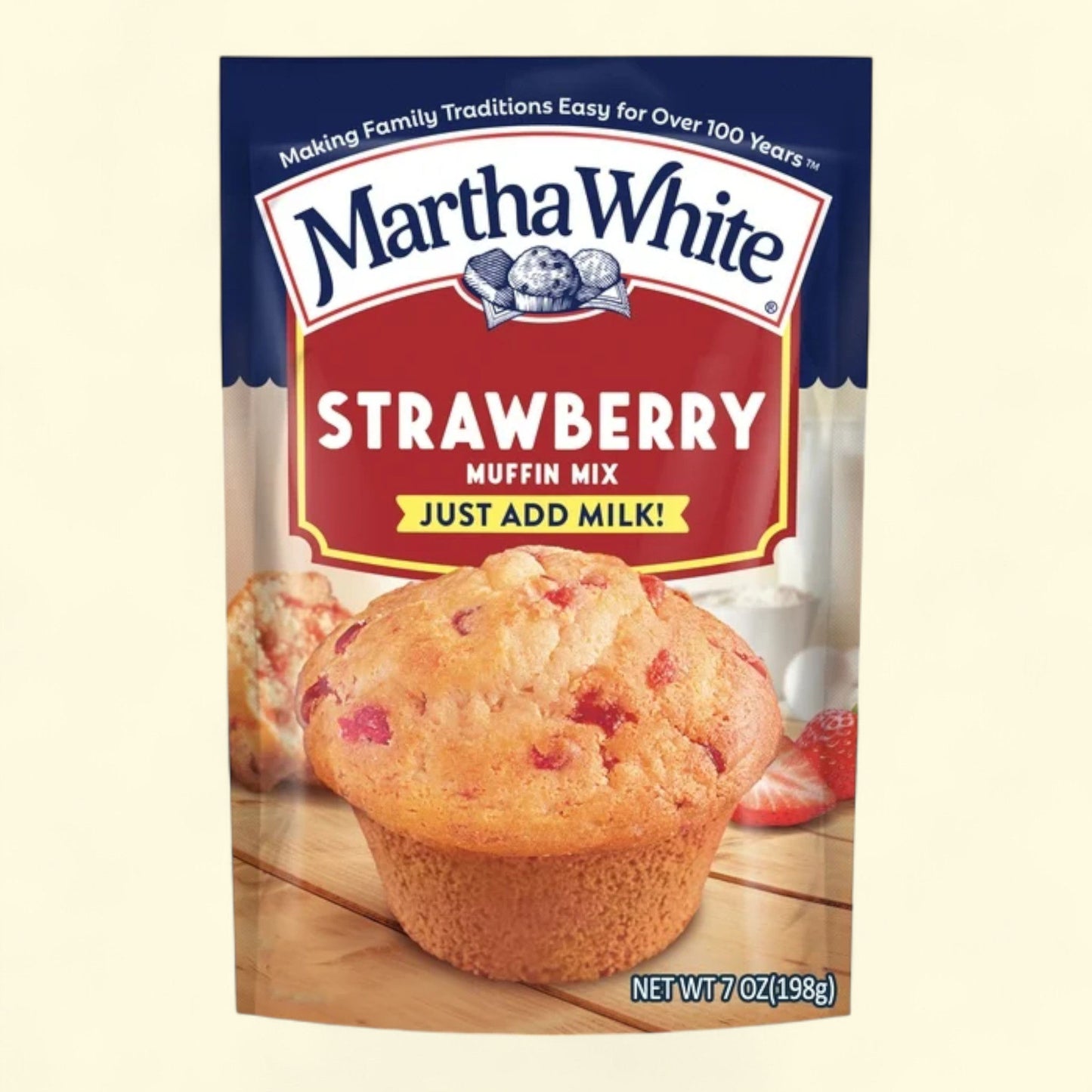 Martha White Strawberry Muffin Mix, 7 oz