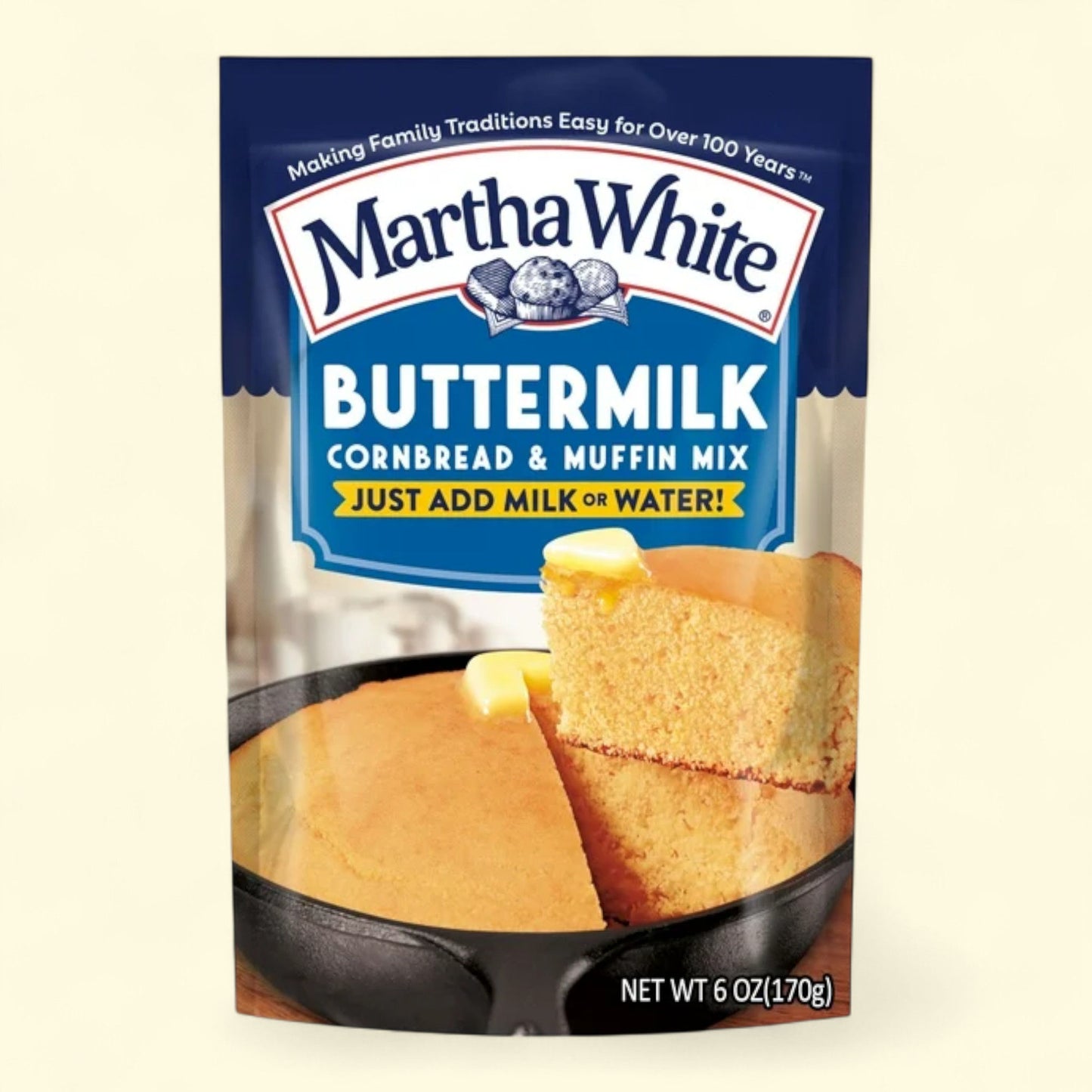 Martha White Buttermilk Cornbread and Muffin Mix, 6 oz