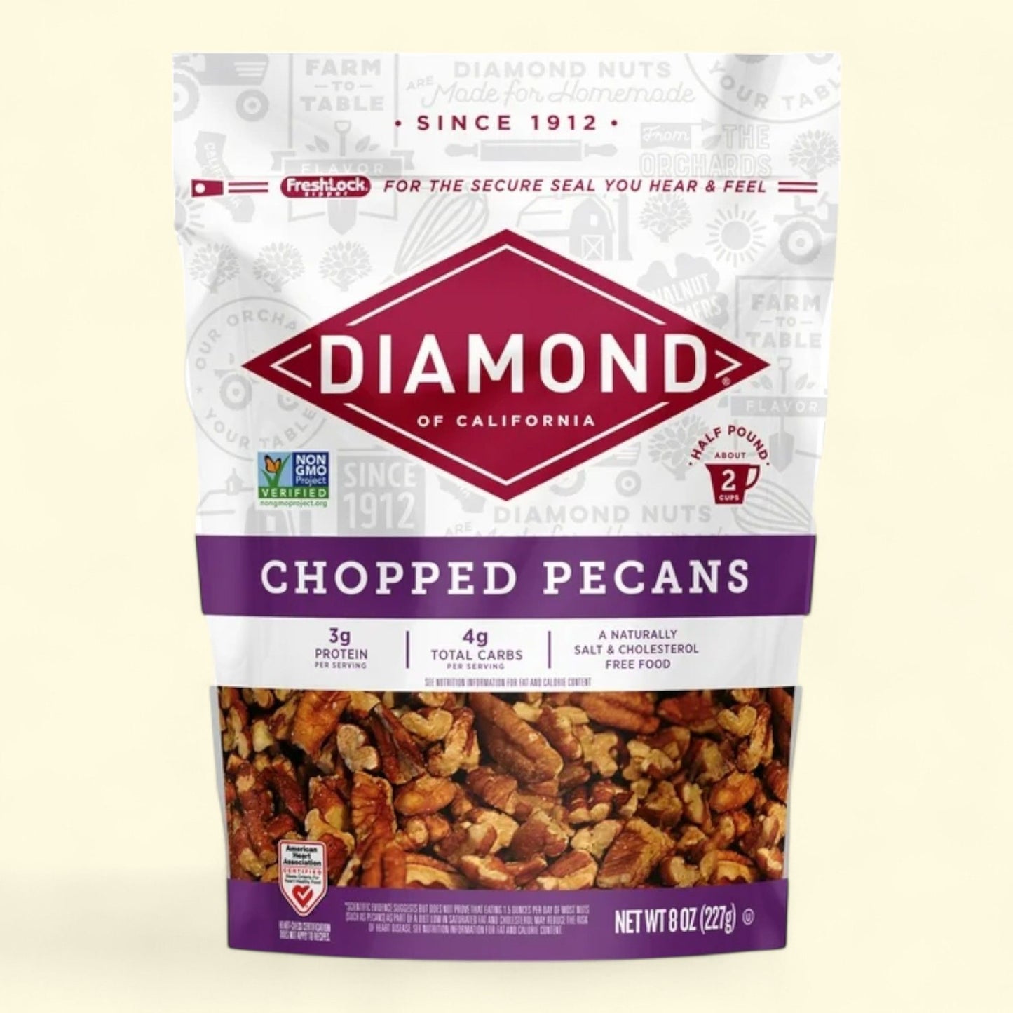 Diamond Of California Chopped Pecans, 8 oz