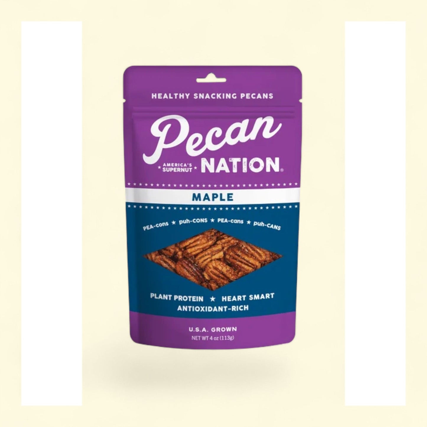 Pecan Nation Maple Snacking Pecans, 4 oz
