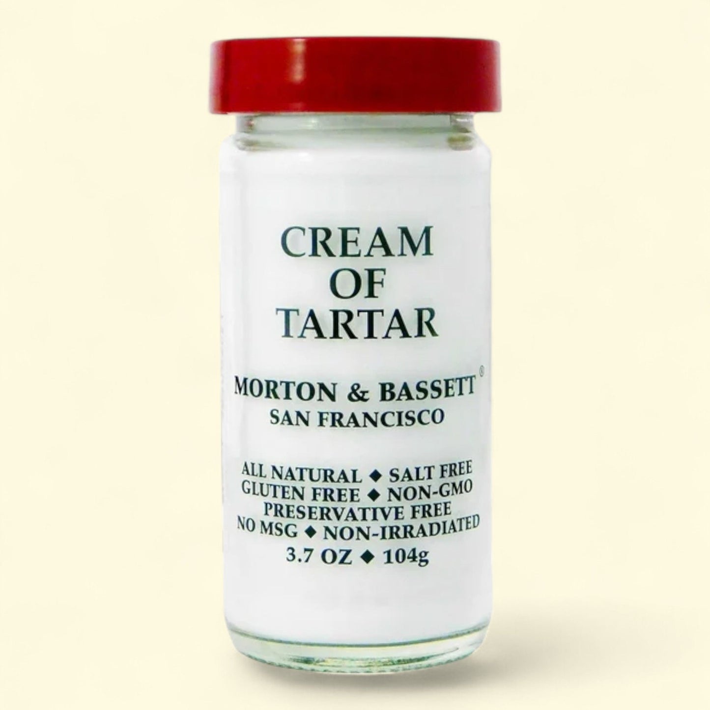 Morton & Bassett Cream of Tartar, 3.7oz