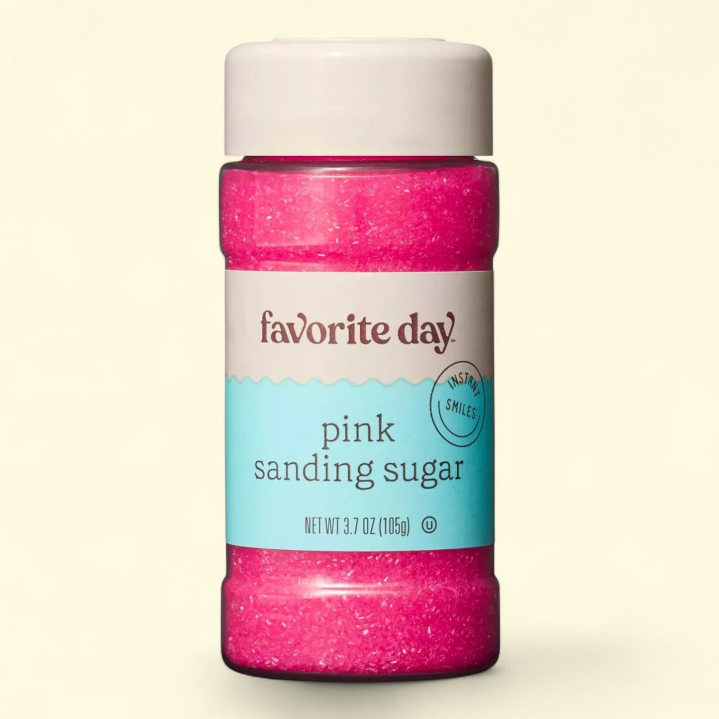 Favorite Day Pink Sanding Sugar, 3.7oz