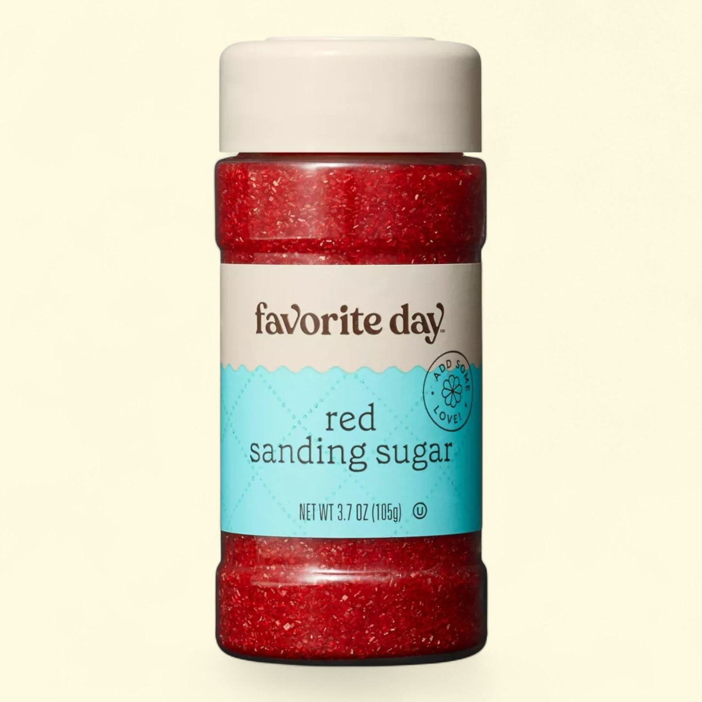 Favorite Day Red Sanding Sugar, 3.7oz