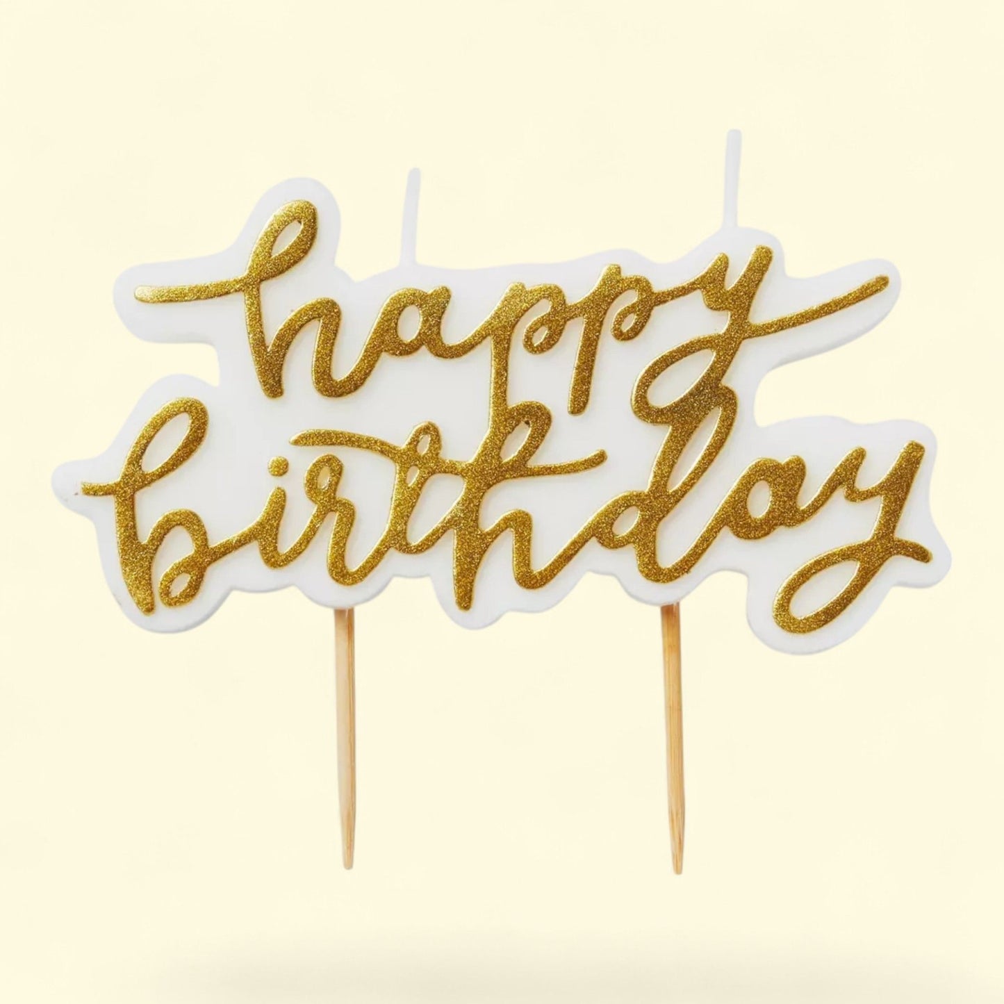 Spritz, Happy Birthday Candle, Gold