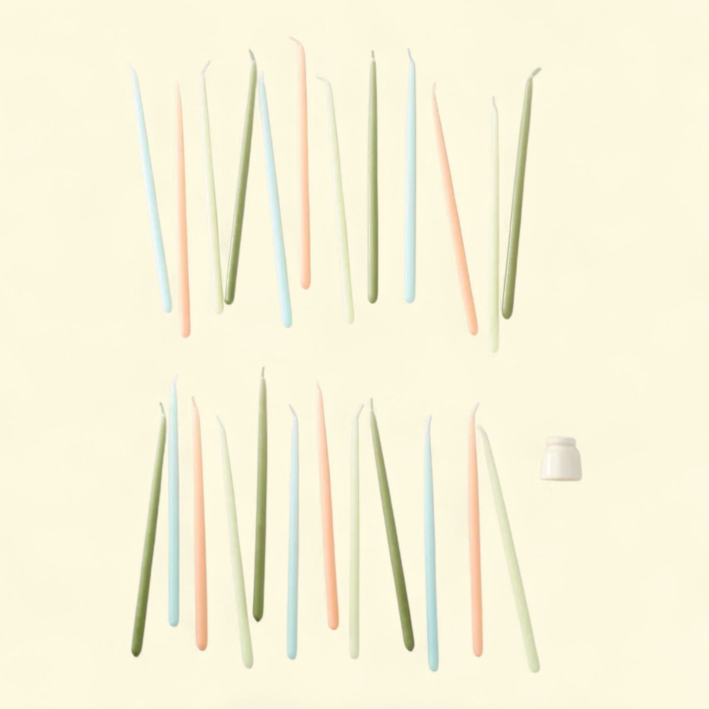 Hearth & Hand, Large Rainbow Birthday/Wishing Candles, 24ct, 7"