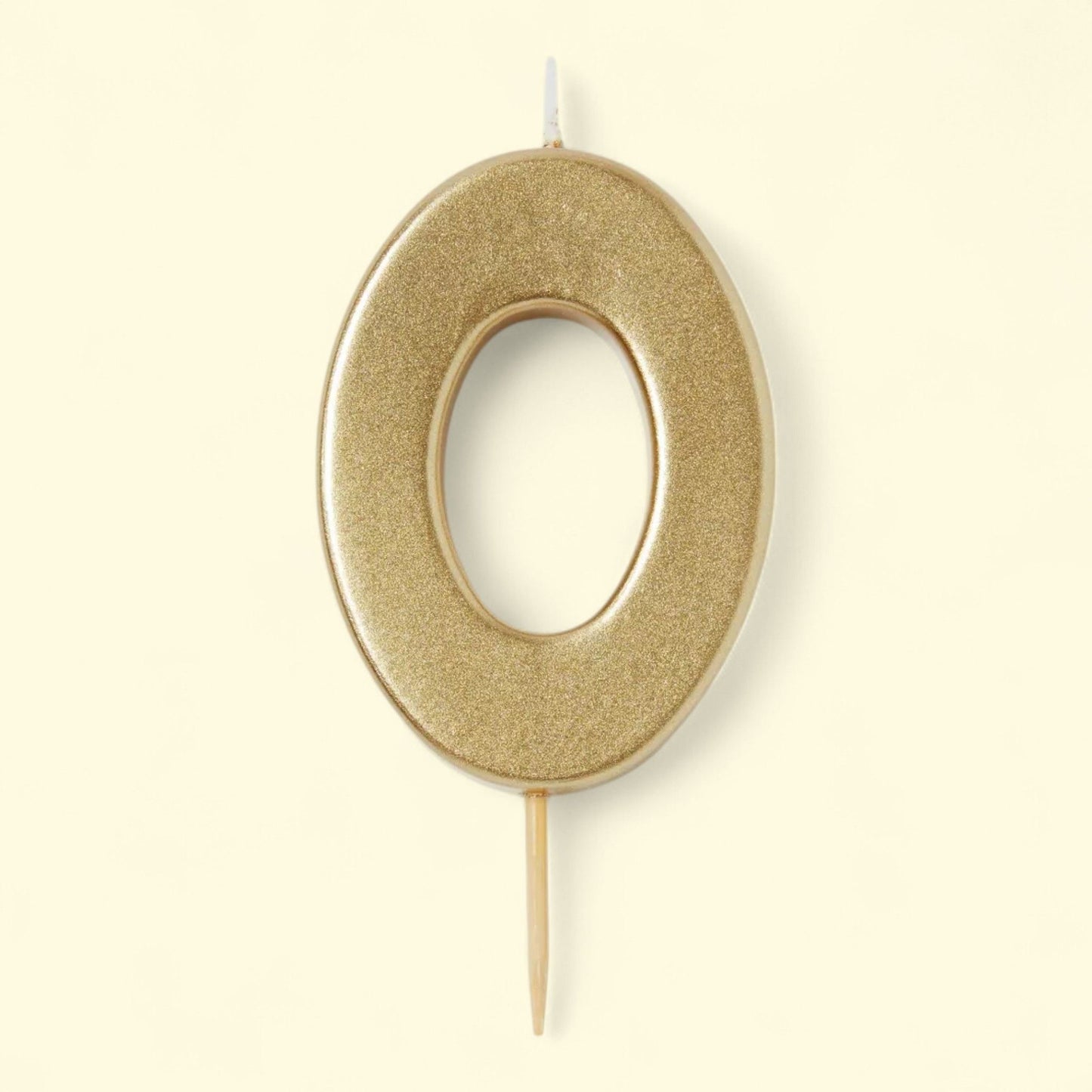 Spritz Number 0 Gold Candle, 1 ct