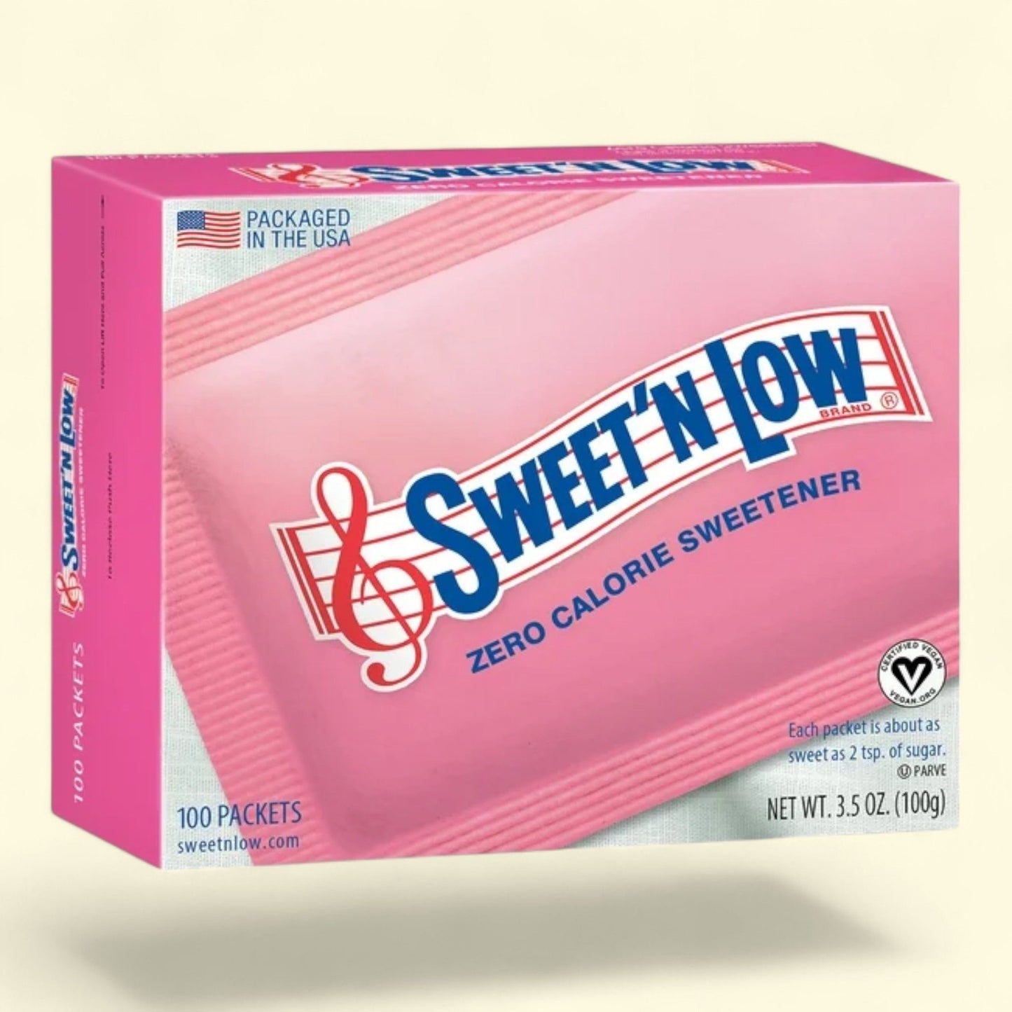 Sweet'N Low Zero Calorie Sweetener, 100 count, 3.5 oz