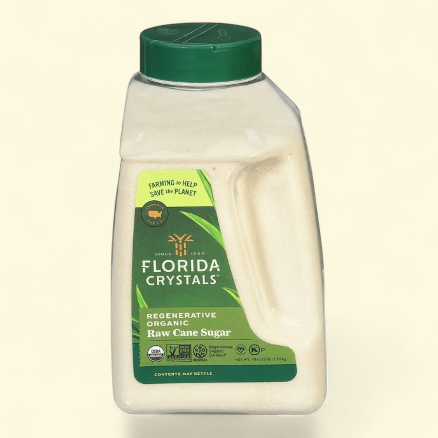 Sucre de canne brut Florida Crystals, 1,36 kg