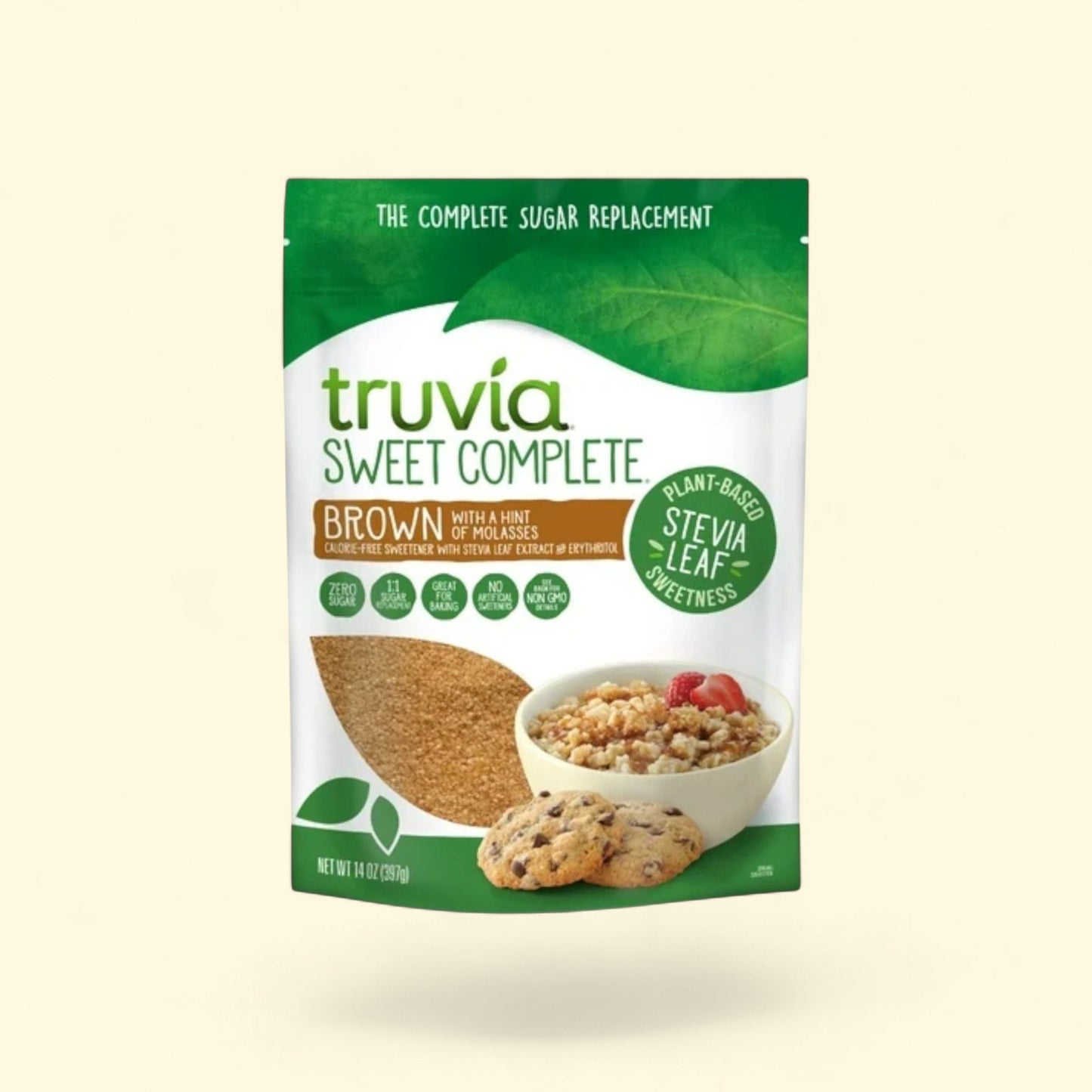 Truvia Sweet Complete Stevia Leaf Brown, 14oz Bag — authentic US product shipped worldwide by Treatspree