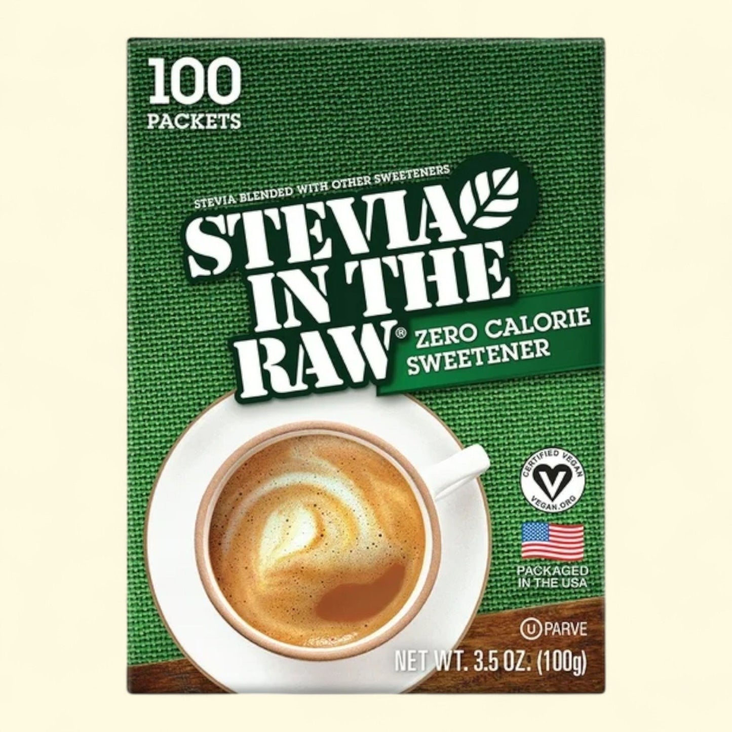 Stevia In The Raw Zero Calorie Sweetener, 100 count, 3.5 oz