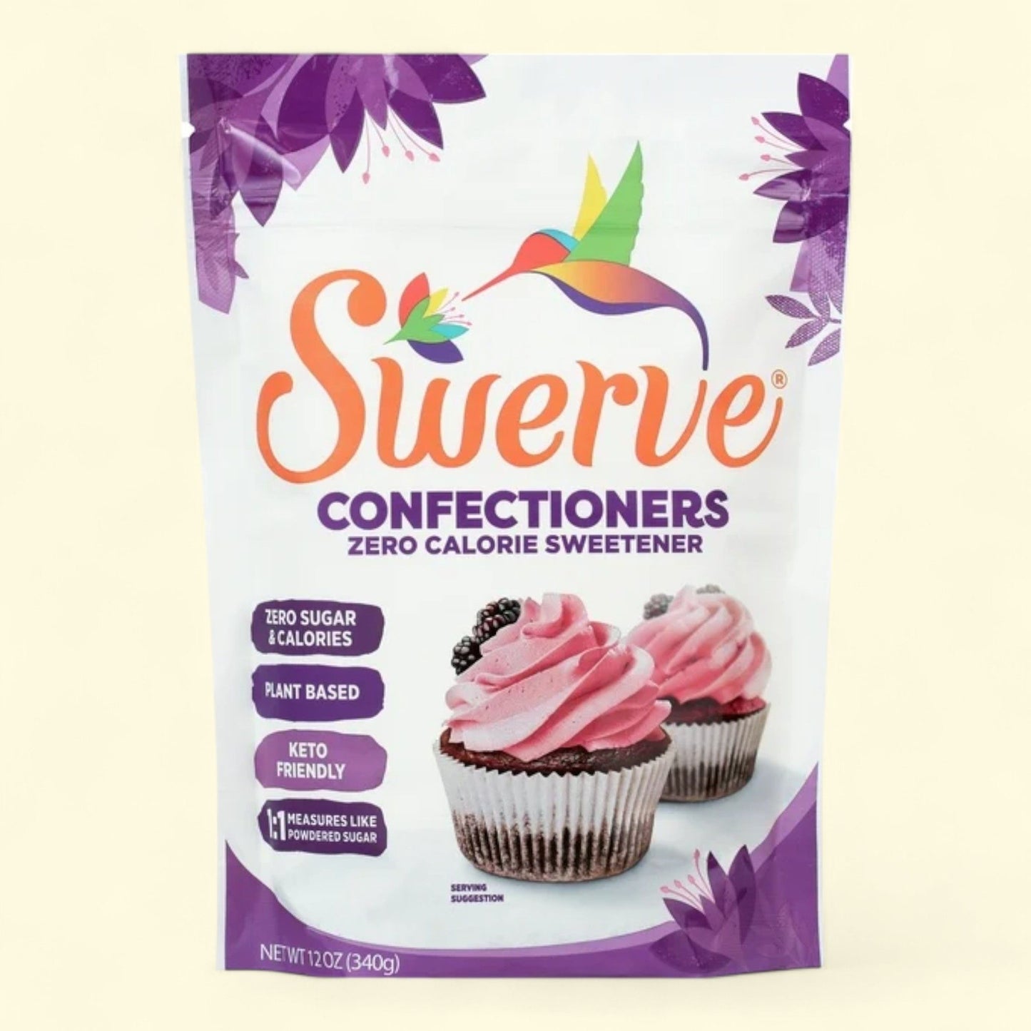 Swerve Sweetener, Confectioner Sugar Replacement, 12 Oz