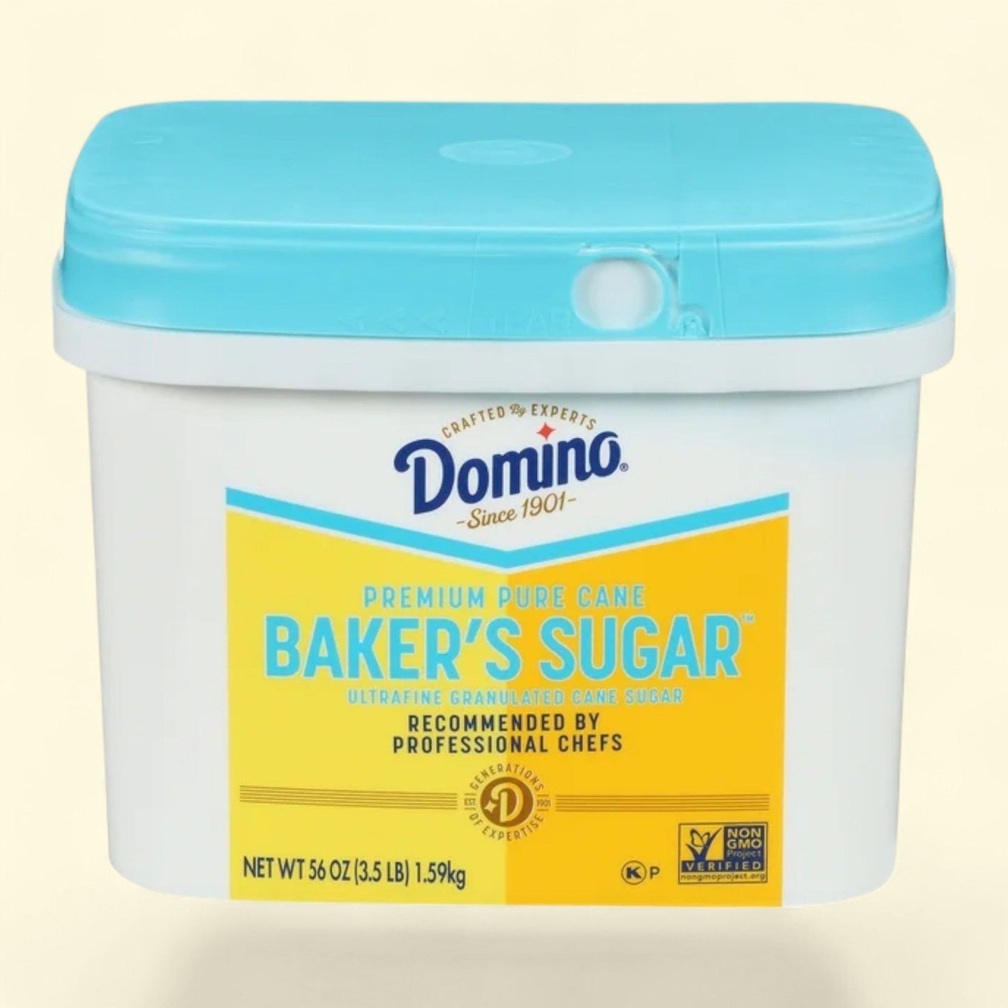 Sucre de boulangerie Domino Pure Cane, granulés ultra-fins, 1,6 kg